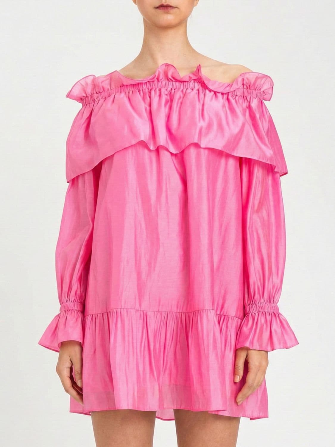 Actitude Twinset Mini Dress in Crêpe