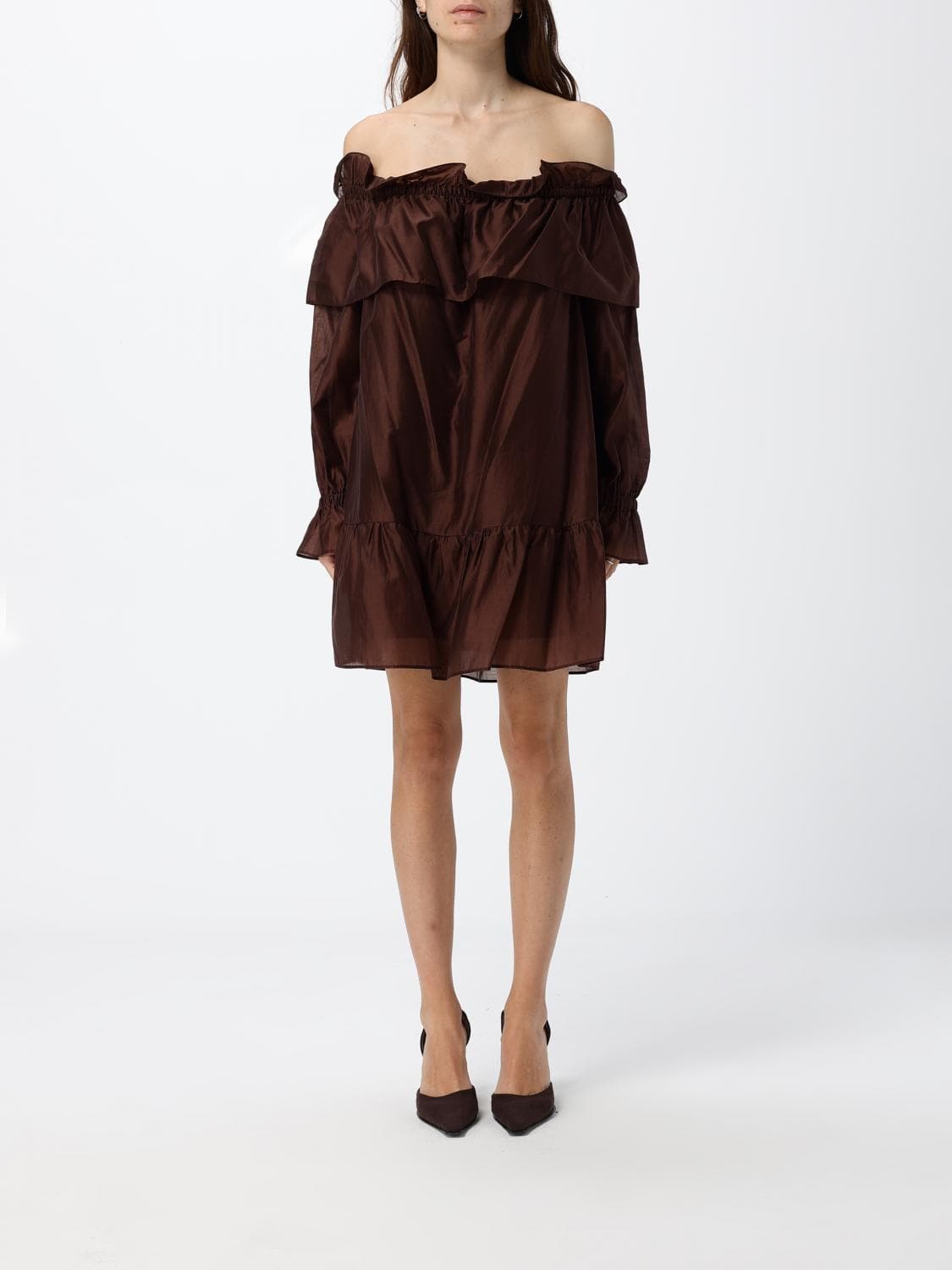 Actitude Twinset Mini Dress in Crêpe
