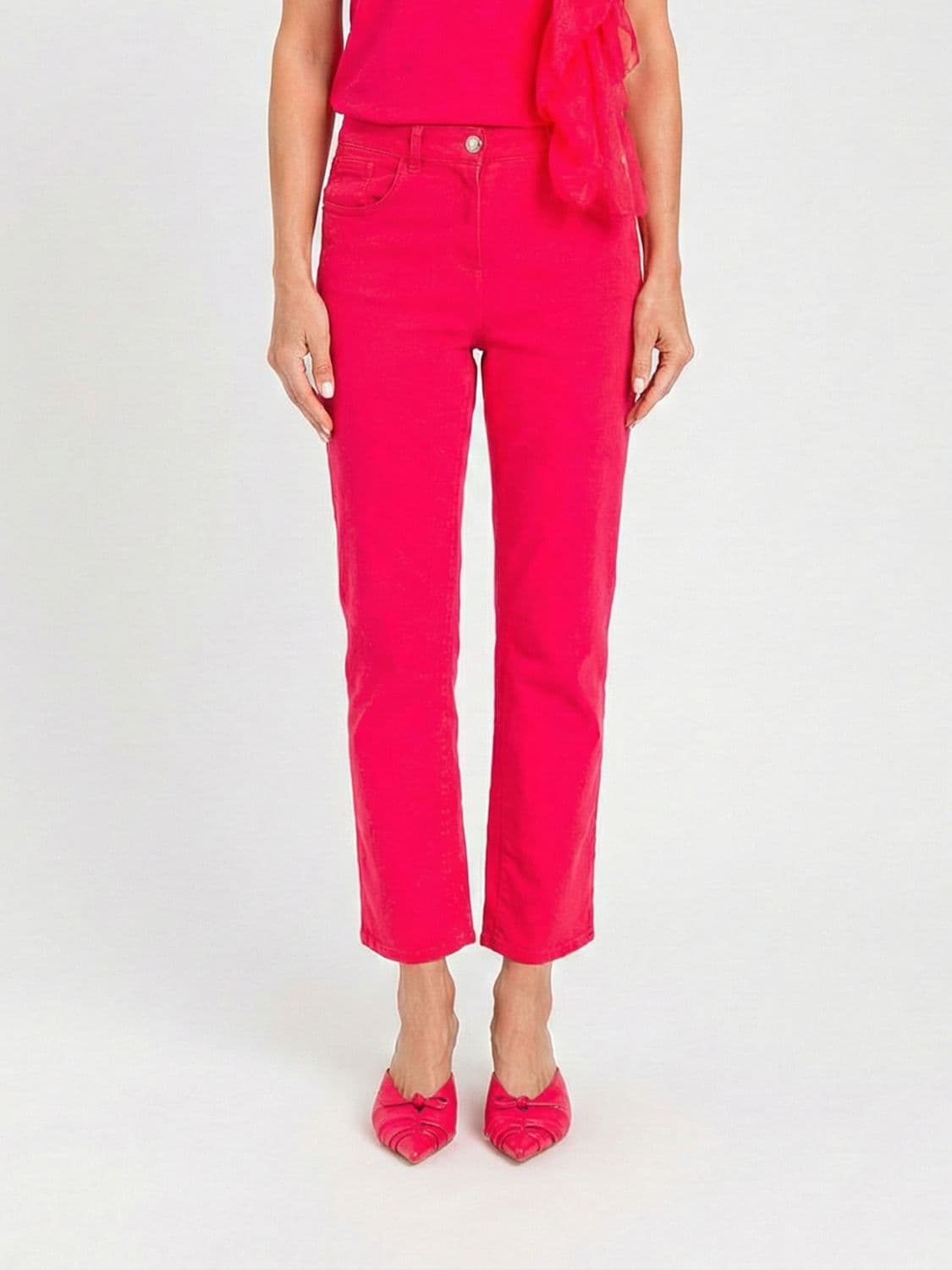 Actitude Twinset Stretch Cotton Cropped Trousers