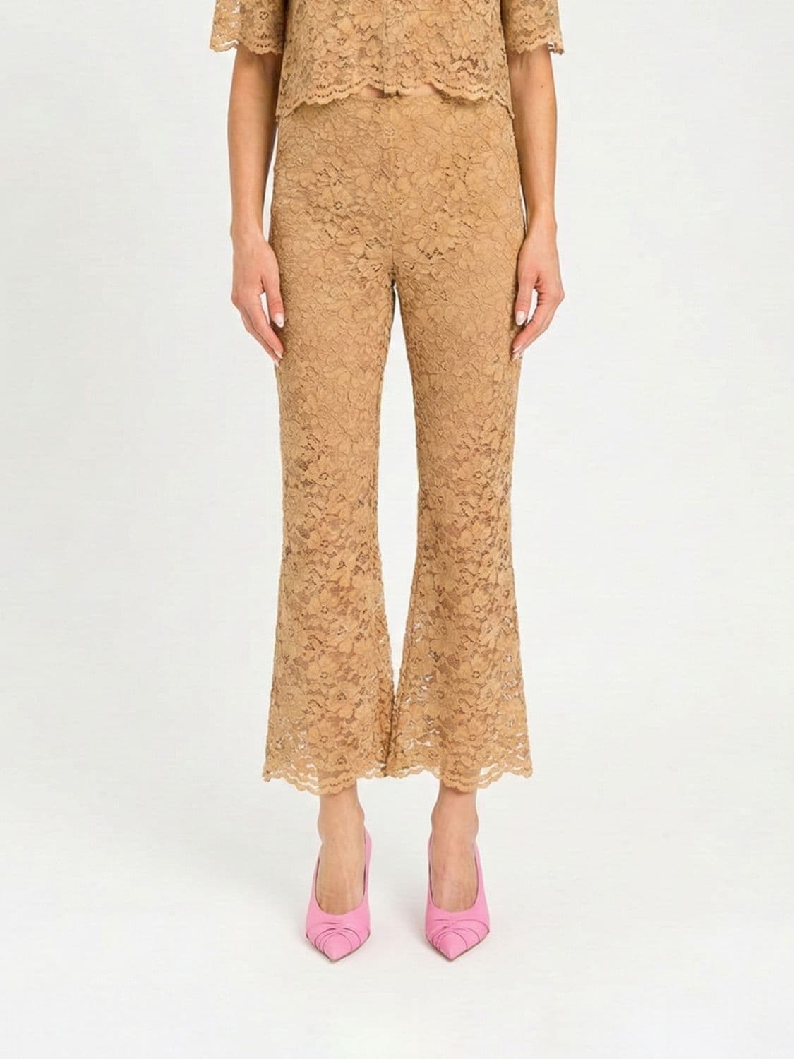 Actitude Twinset Lace Cropped Trousers