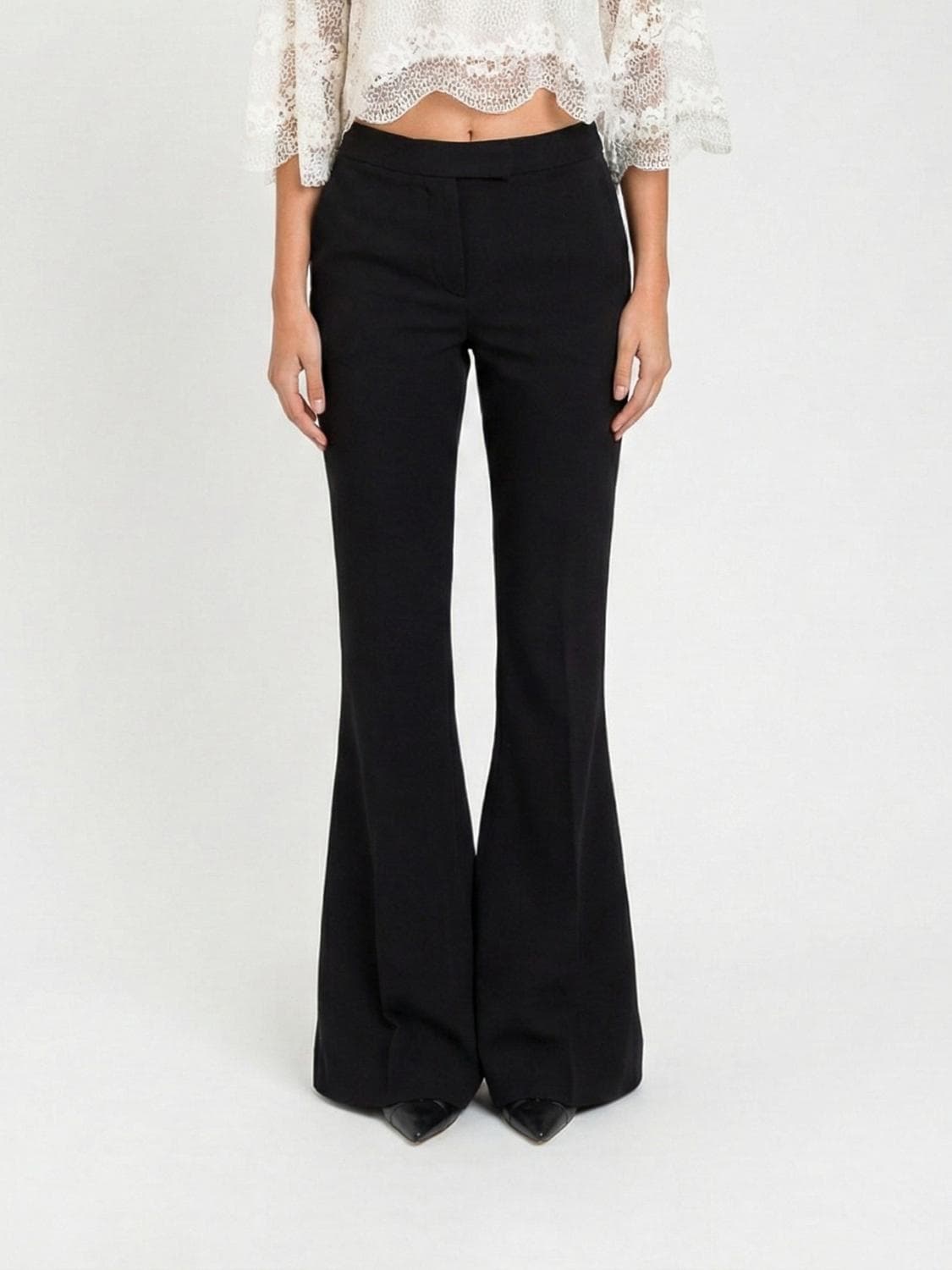 Twinset Crêpe Flared Trousers