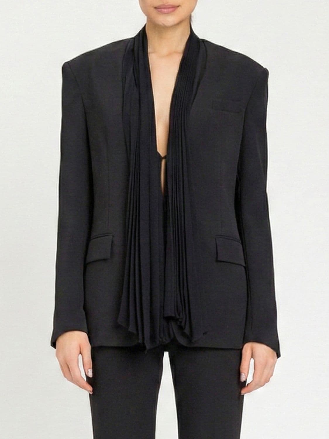 Twinset Crêpe Single-Breasted Blazer