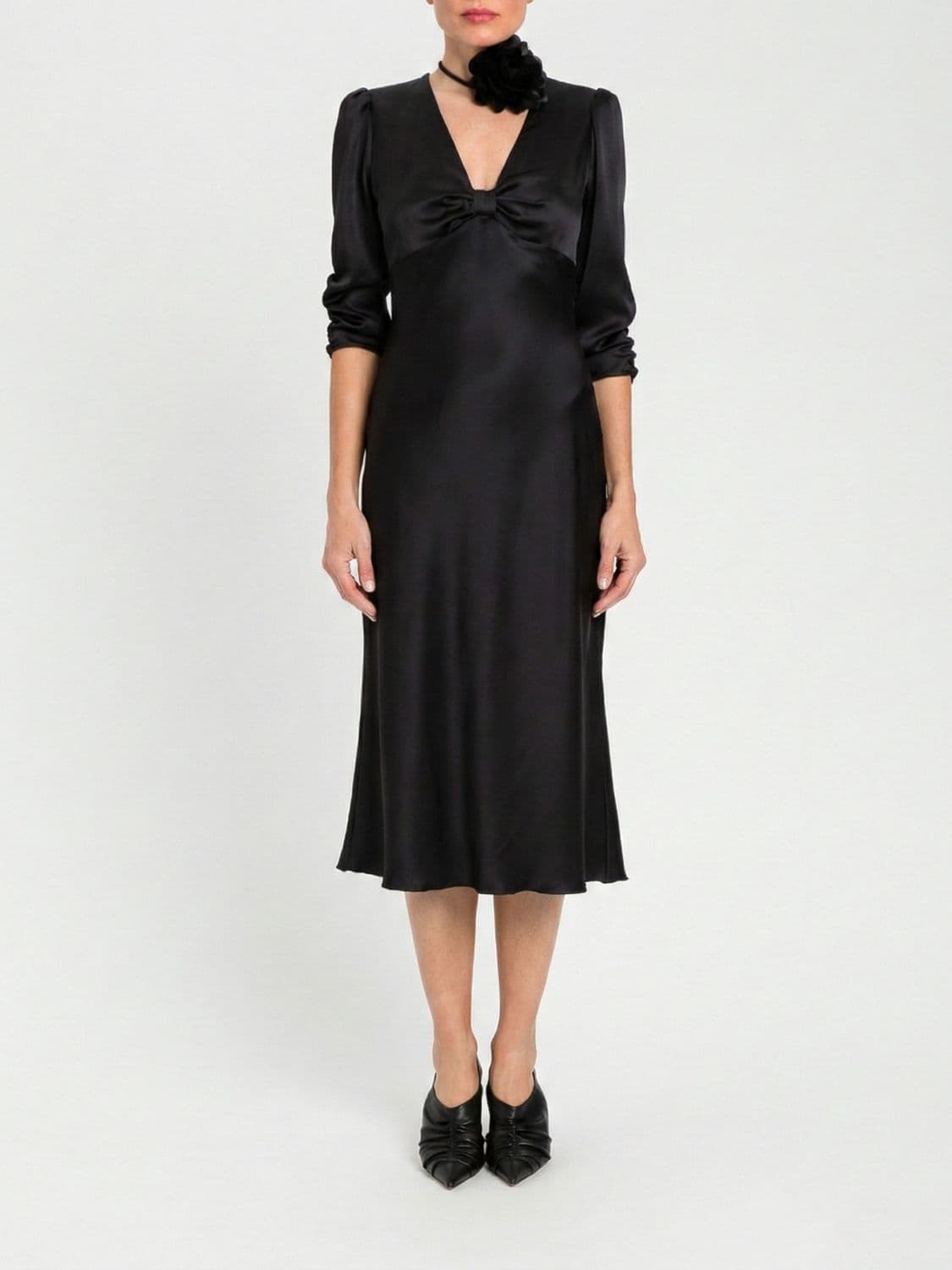 Actitude Twinset Satin Midi Dress