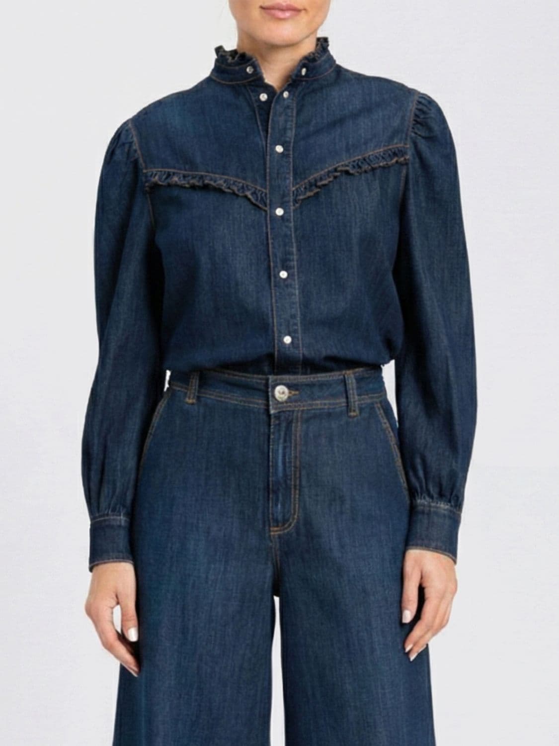 Twinset Stretch Denim Shirt