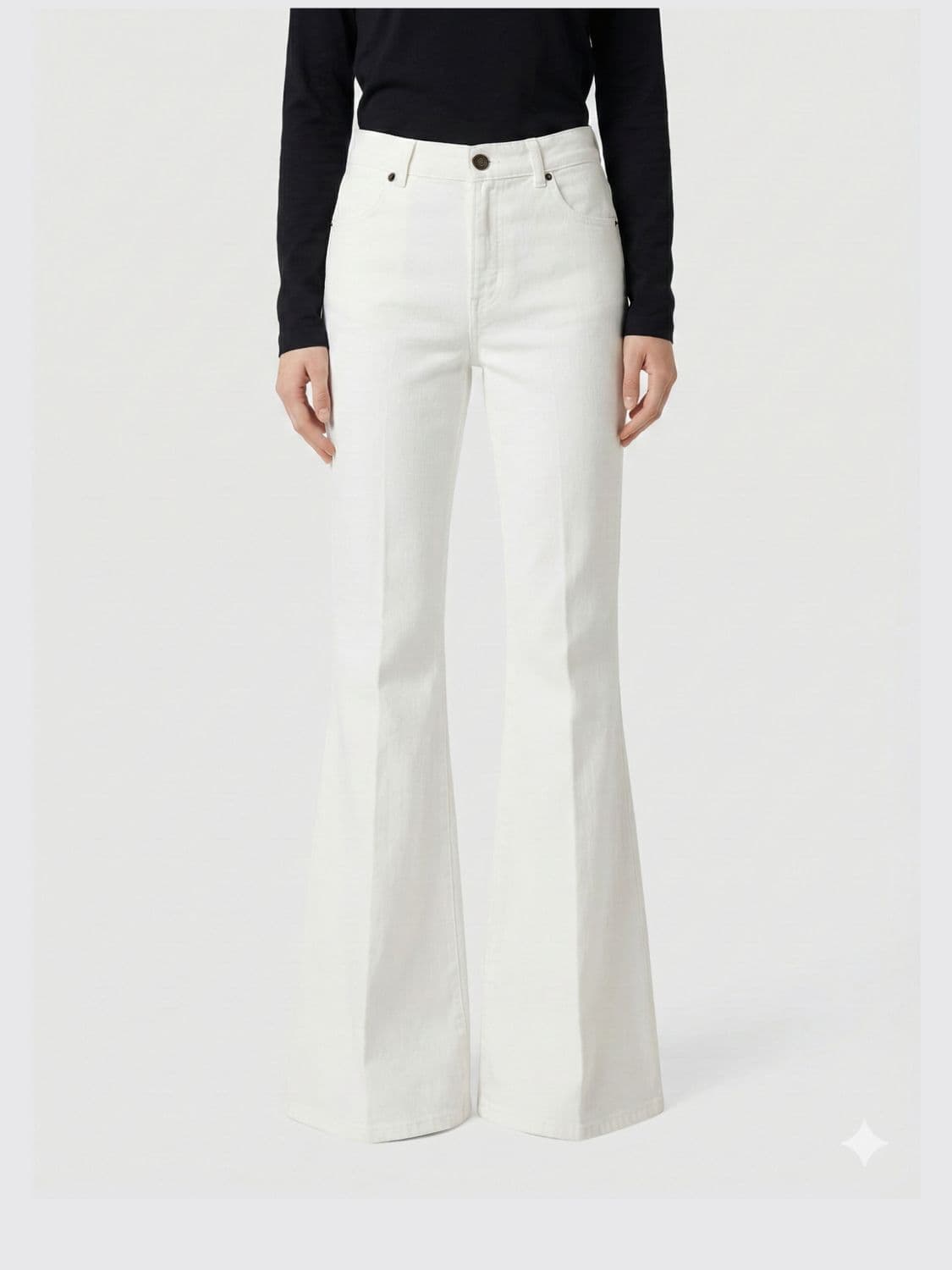 Twinset Stretch Denim Flared Jeans