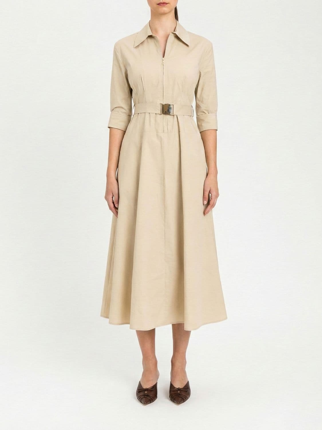 Actitude Twinset Stretch Cotton Chemisier Dress · S