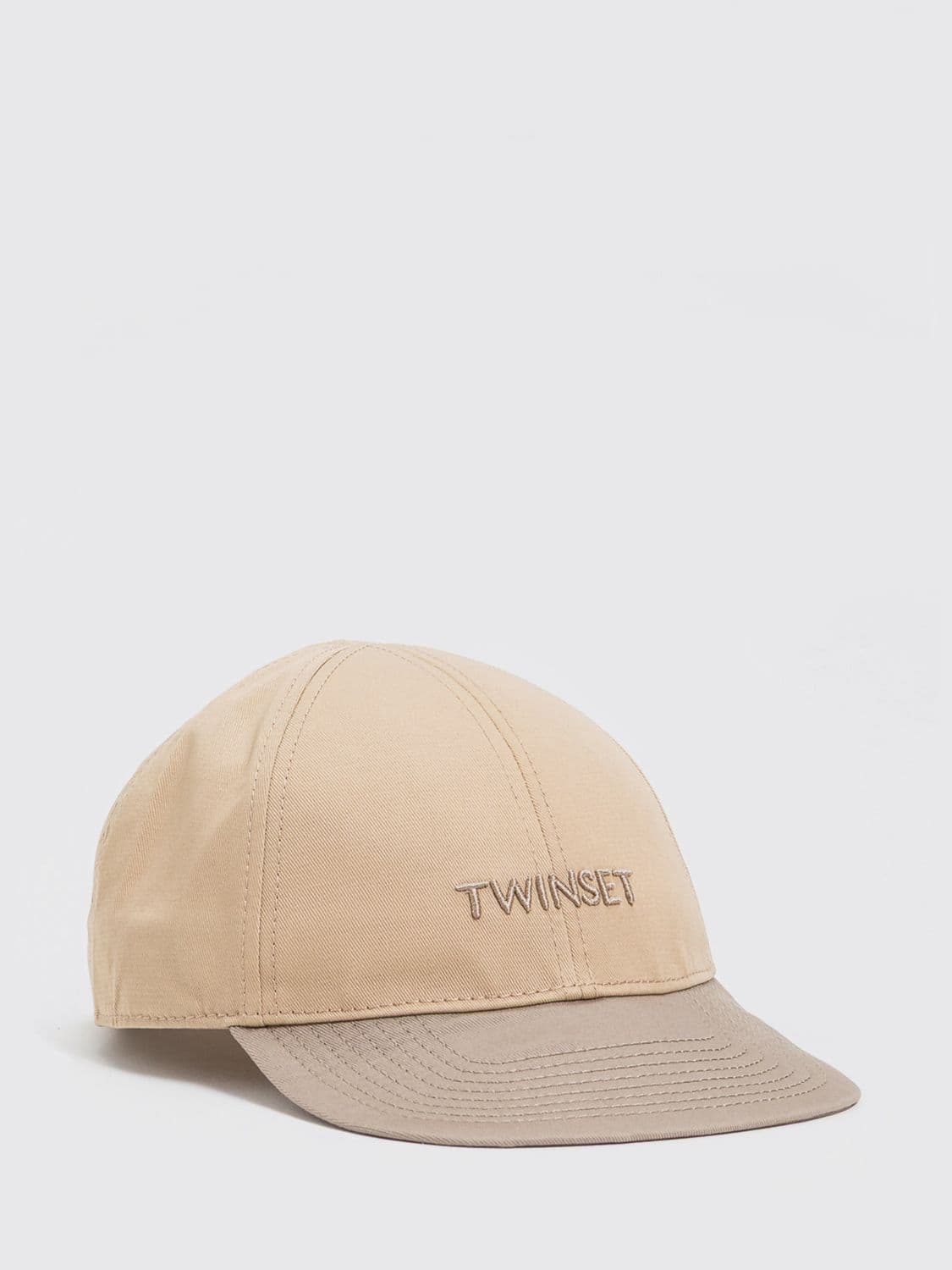 Twinset Cotton Hat with Embroidered Logo