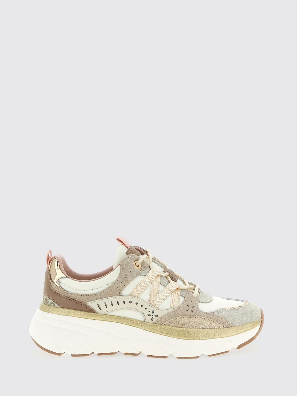 Twinset Nylon and Suede Sneakers