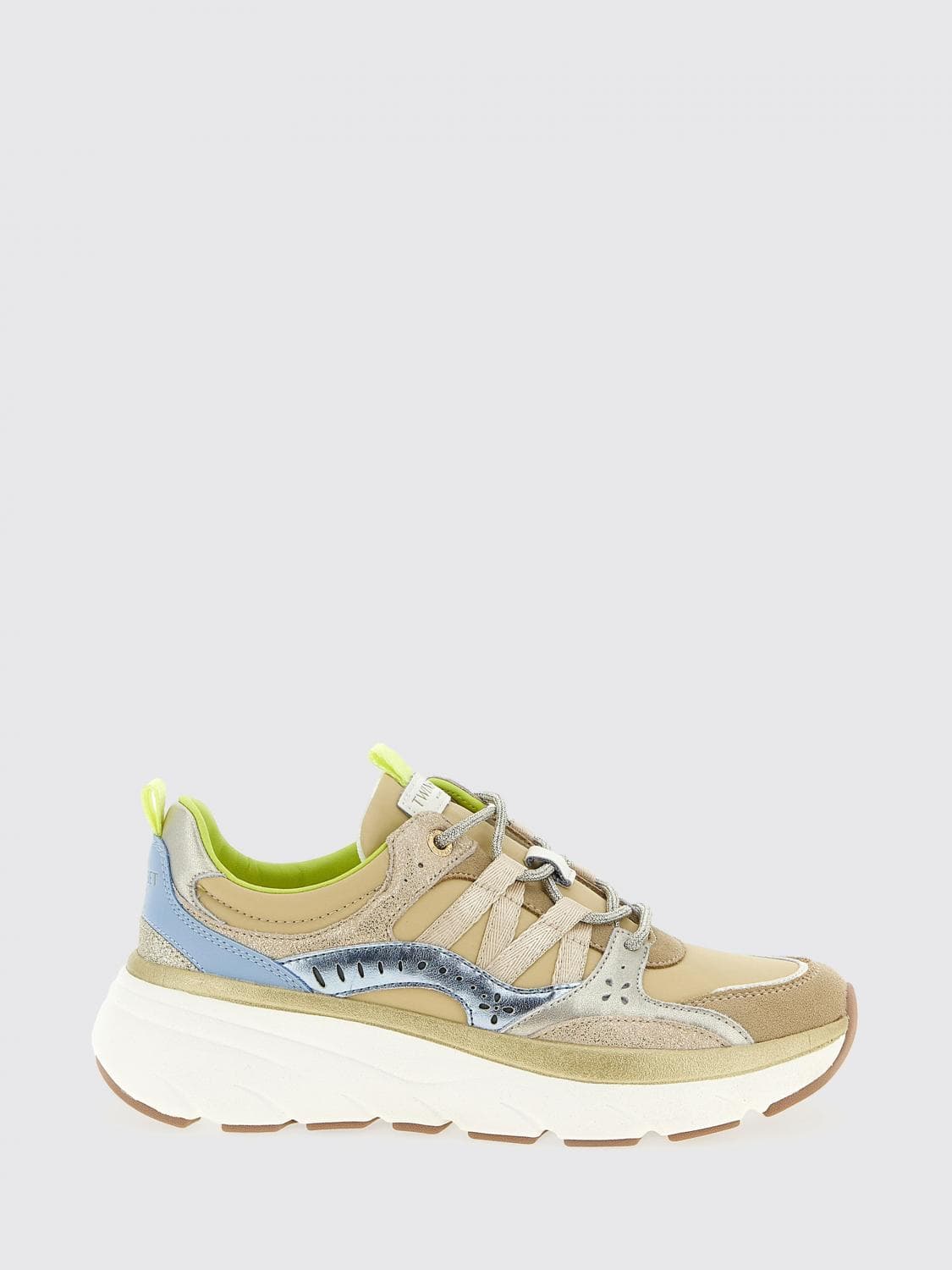 Twinset Nylon and Suede Sneakers