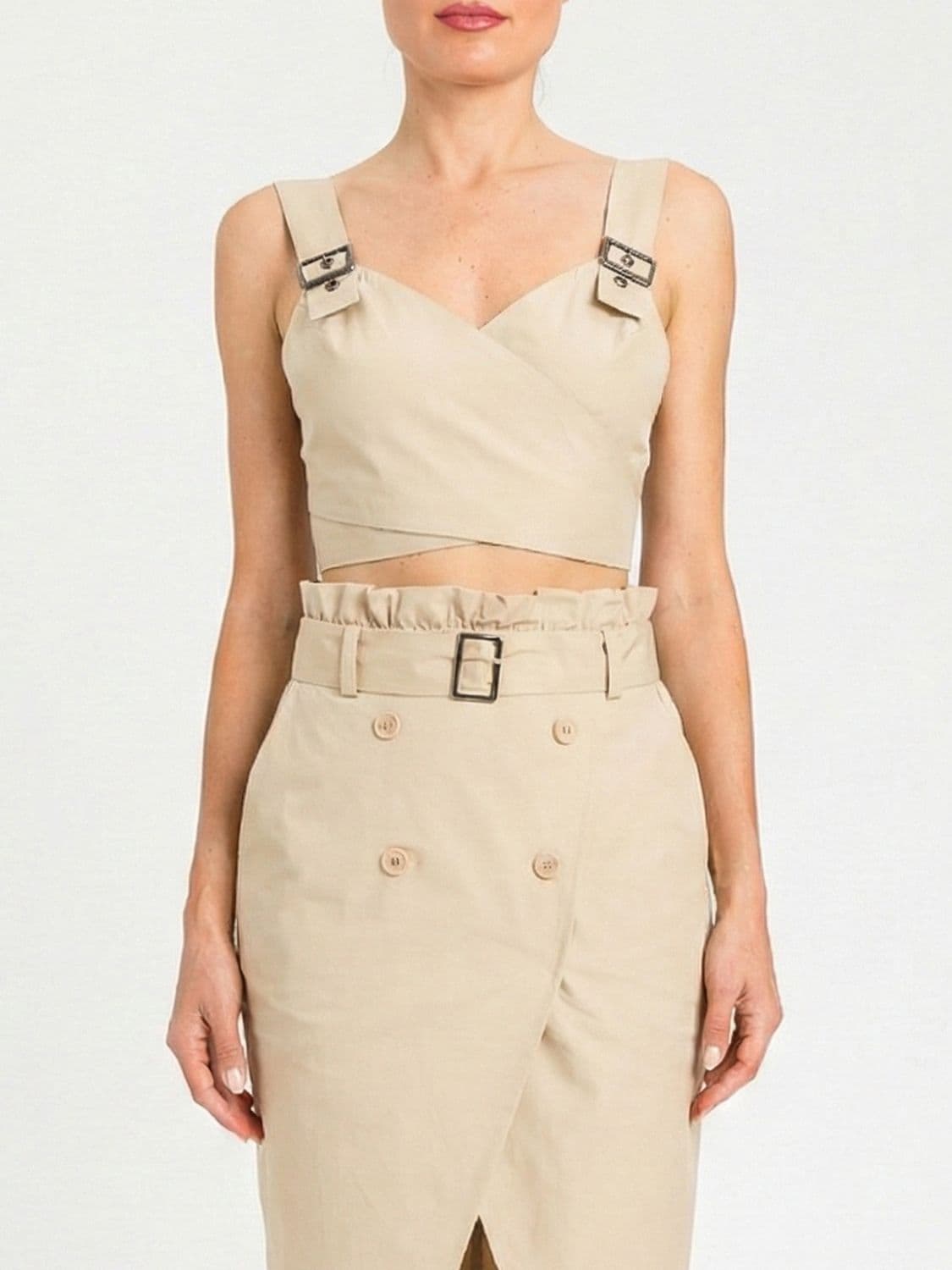 Actitude Twinset Cotton Crop Top · L
