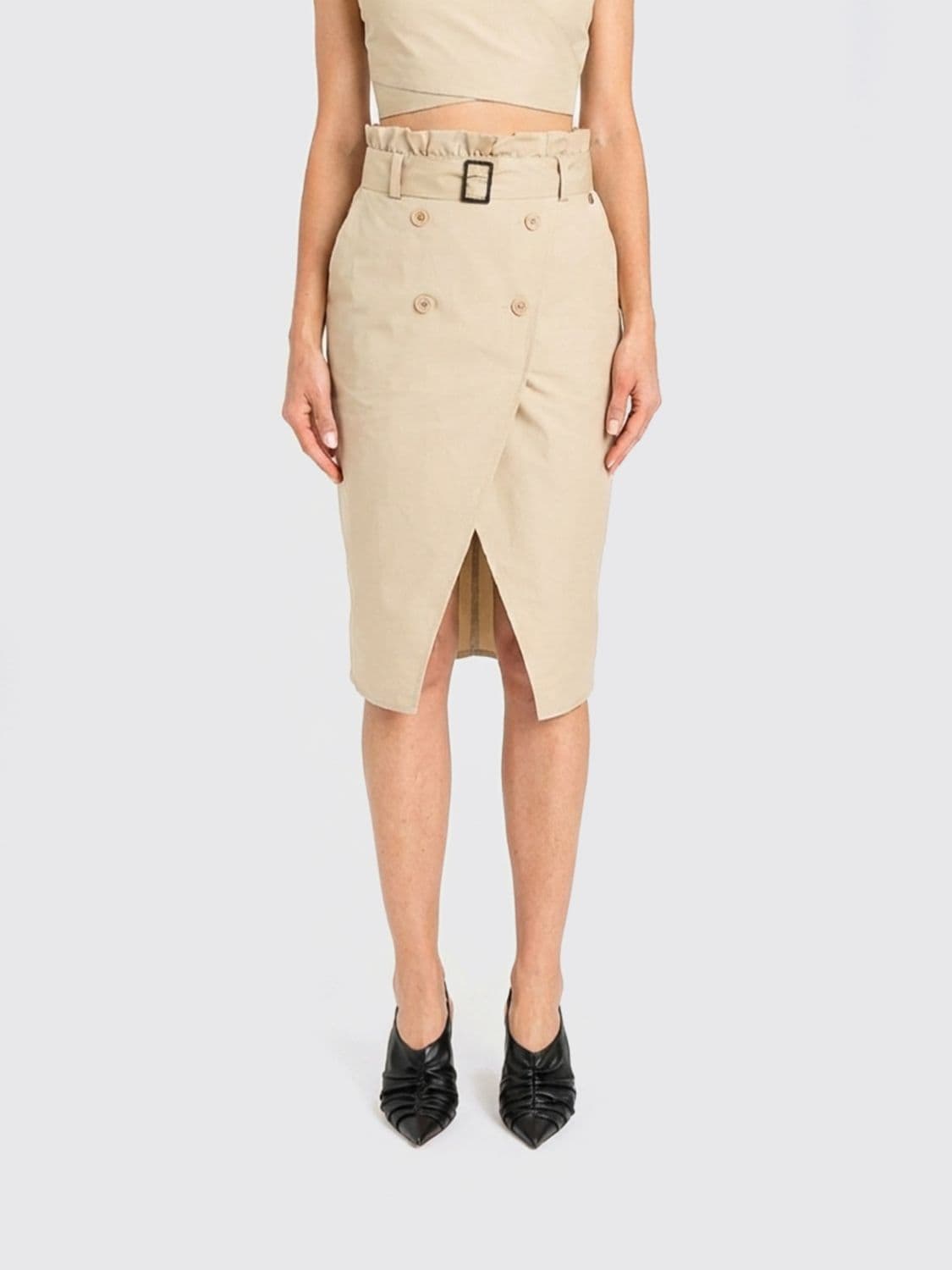 Actitude Twinset Cotton Midi Skirt
