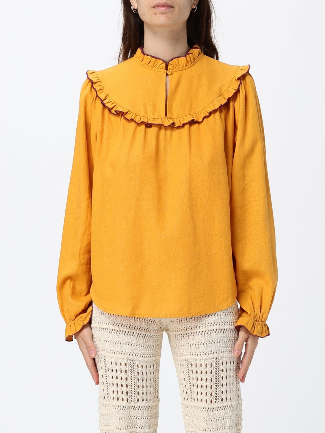 Twinset Top Woman color Peach