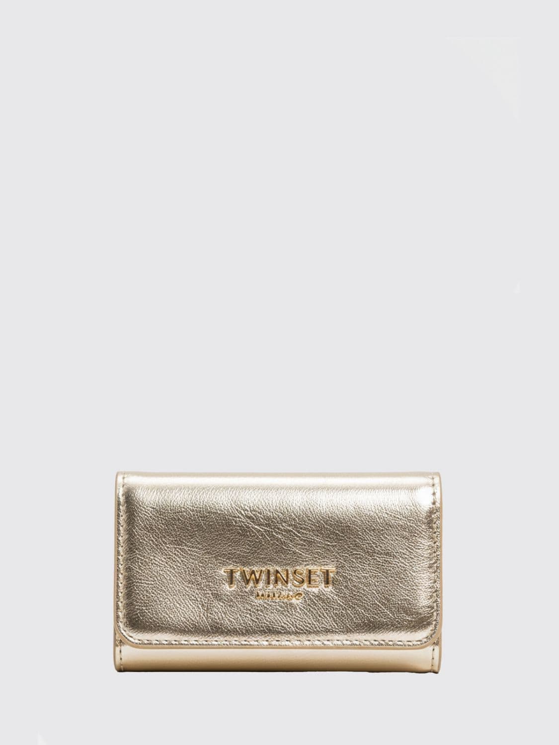 Twinset Laminated Synthetic Leather Book Keychain