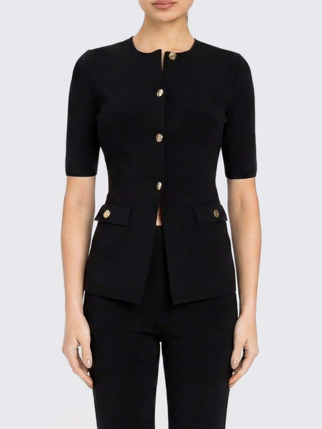 Twinset Single Breasted Blazer in Viscose Blend