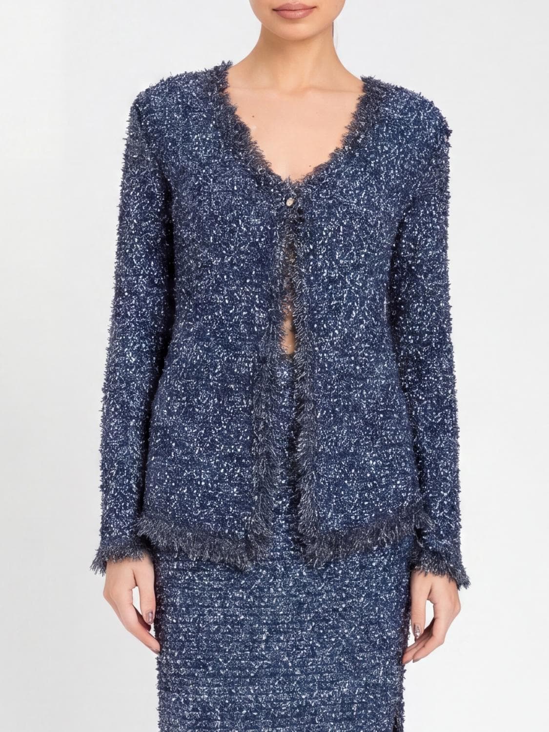 Twinset Cotton Bouclé Jacket