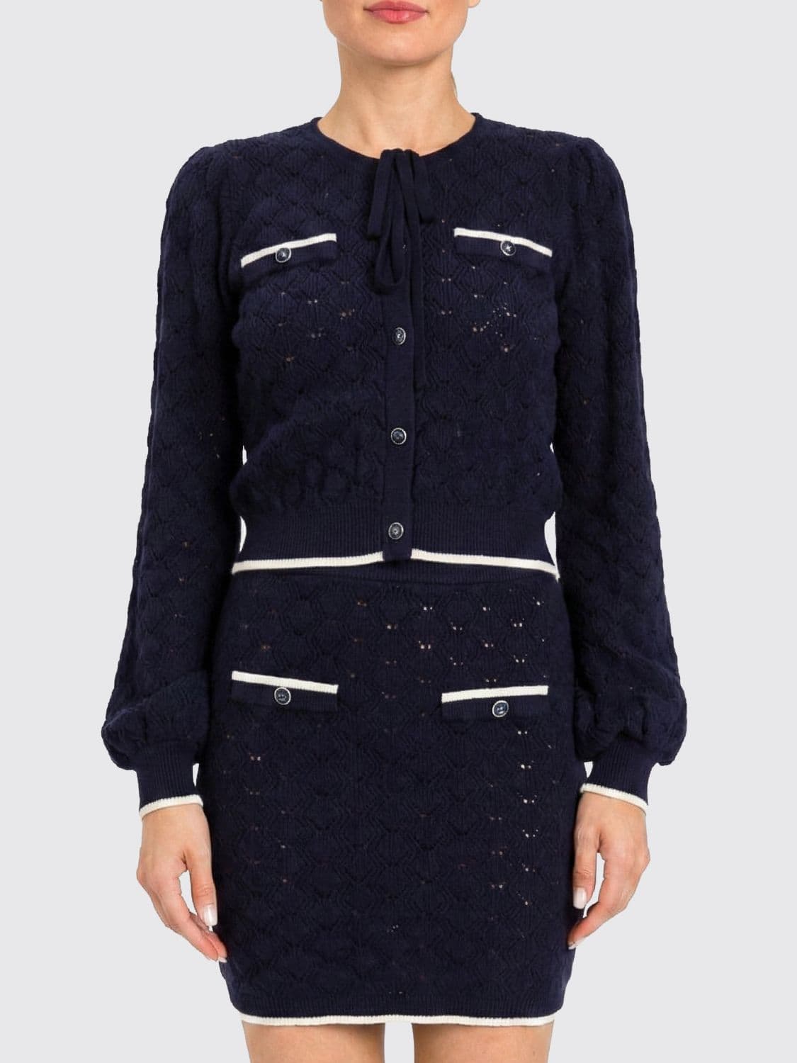 Twinset Viscose Knit Cardigan