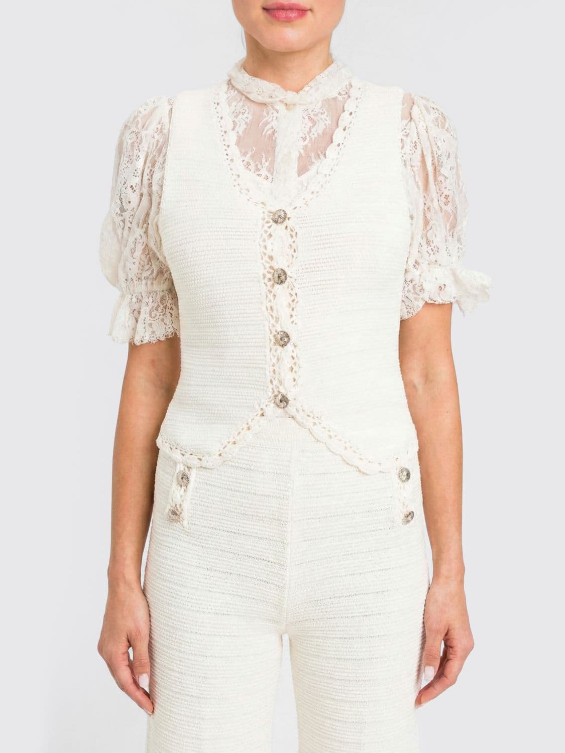 Twinset Viscose Knit Vest
