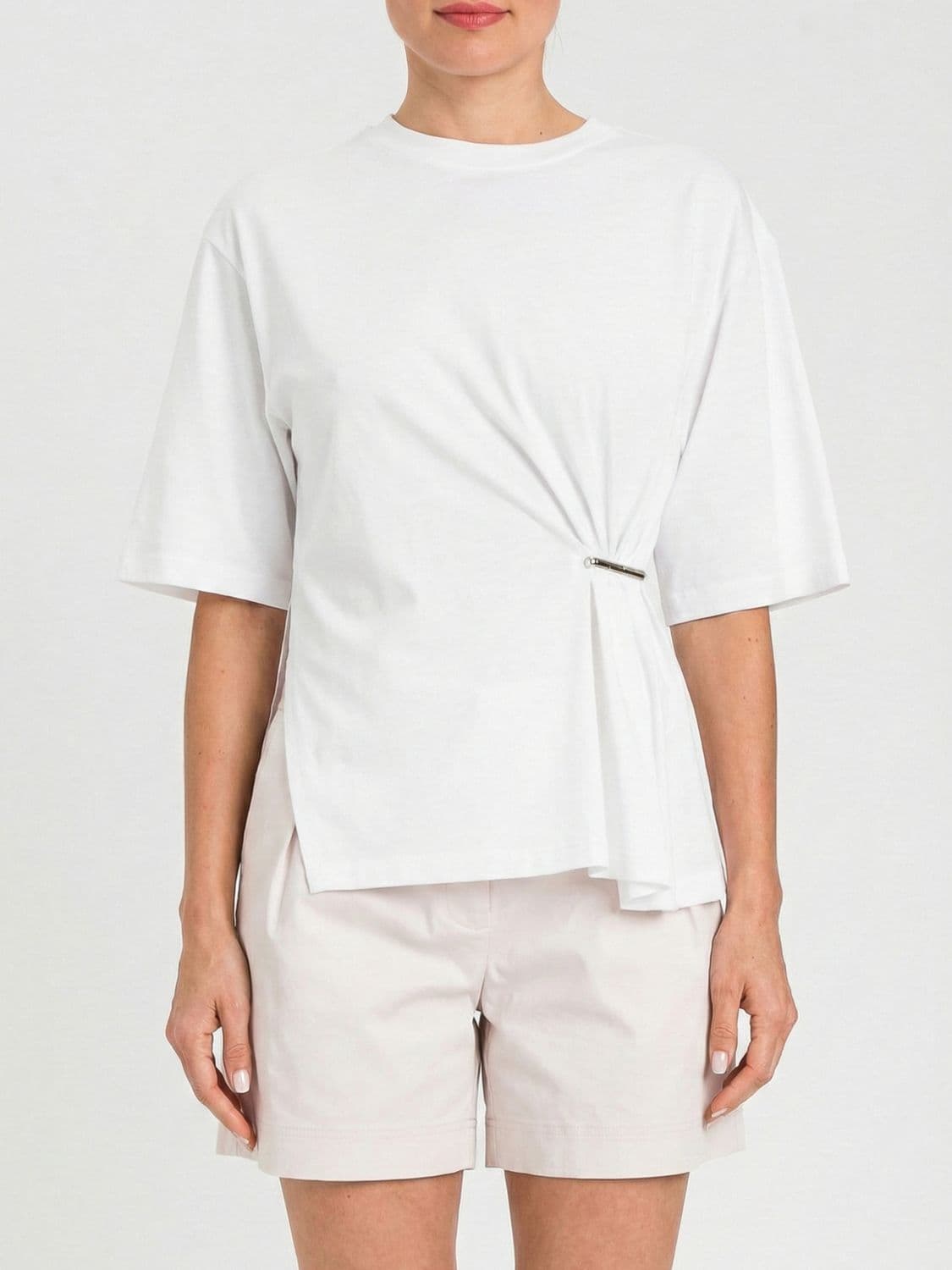 Twinset Draped Cotton T-shirt
