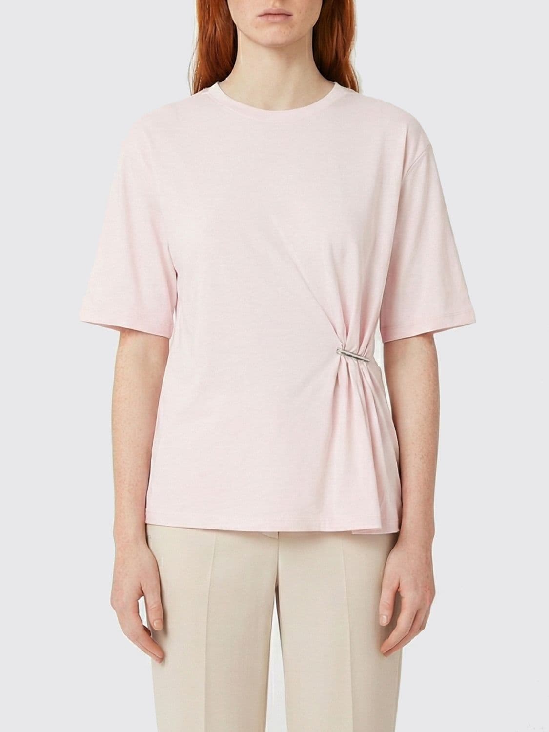 Twinset Draped Cotton T-shirt