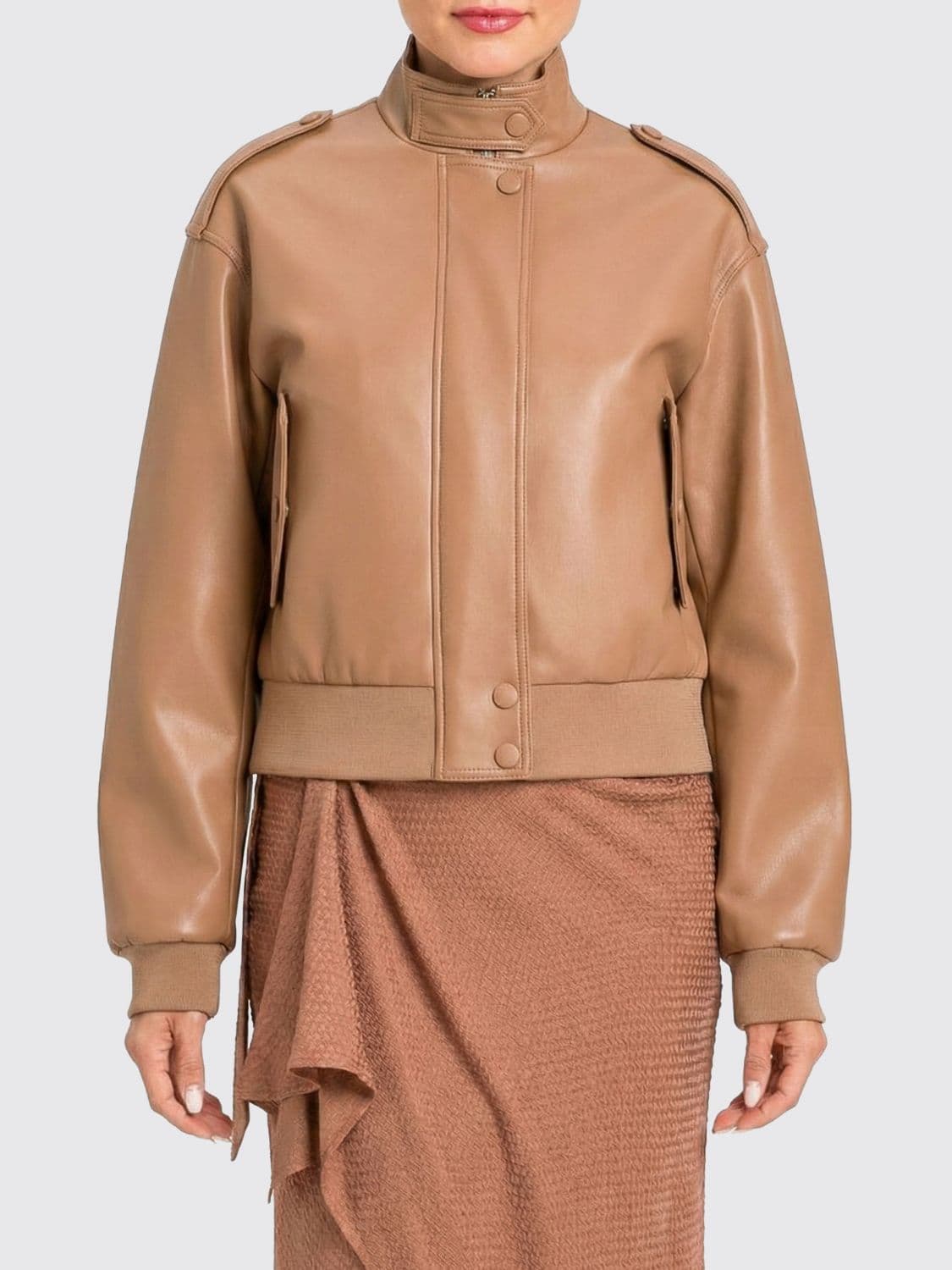 Twinset Faux Leather Jacket