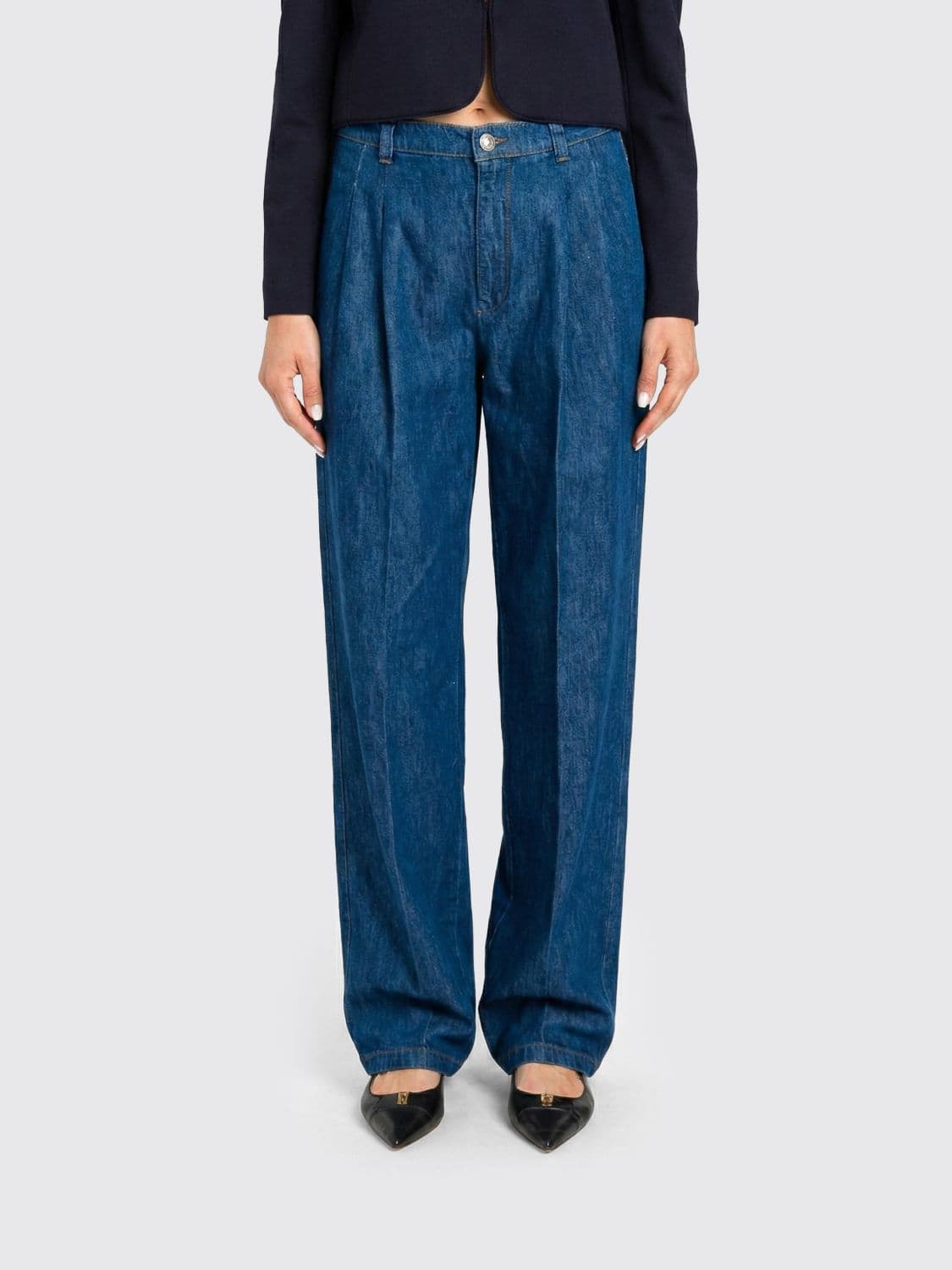 Twinset Wide-Leg Denim Jeans
