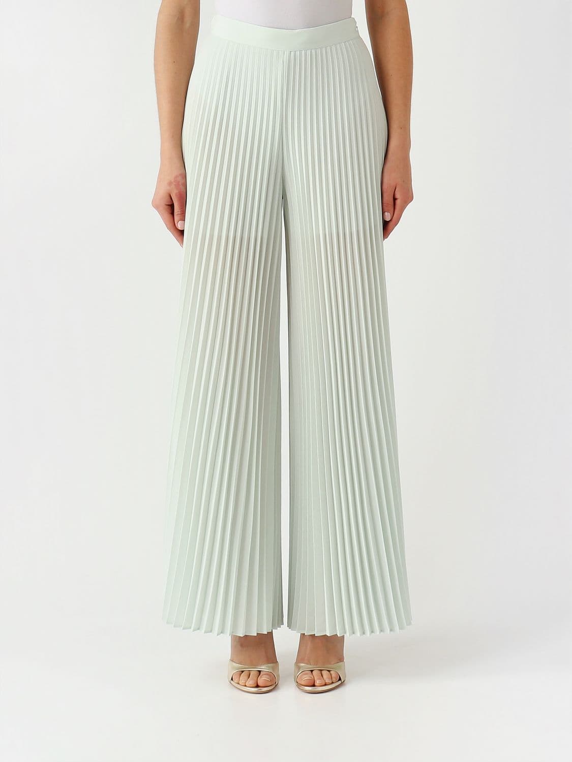 Twinset Pleated Crêpe Trousers