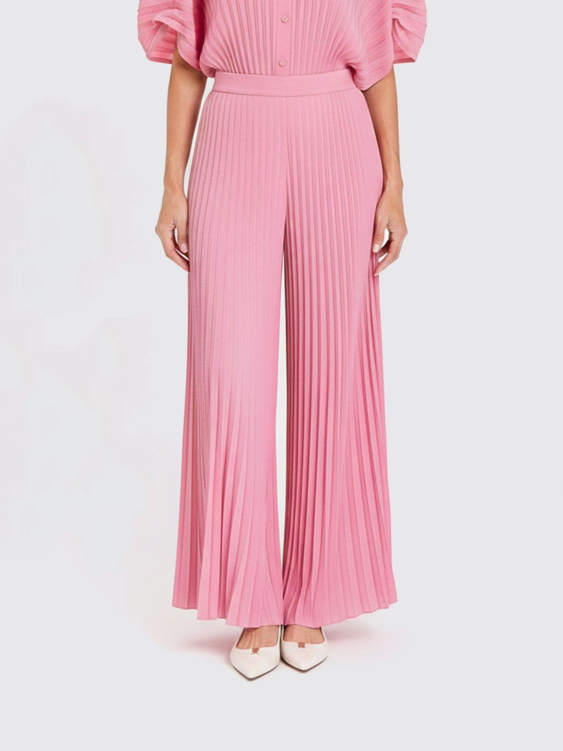 Twinset Pleated Crêpe Trousers