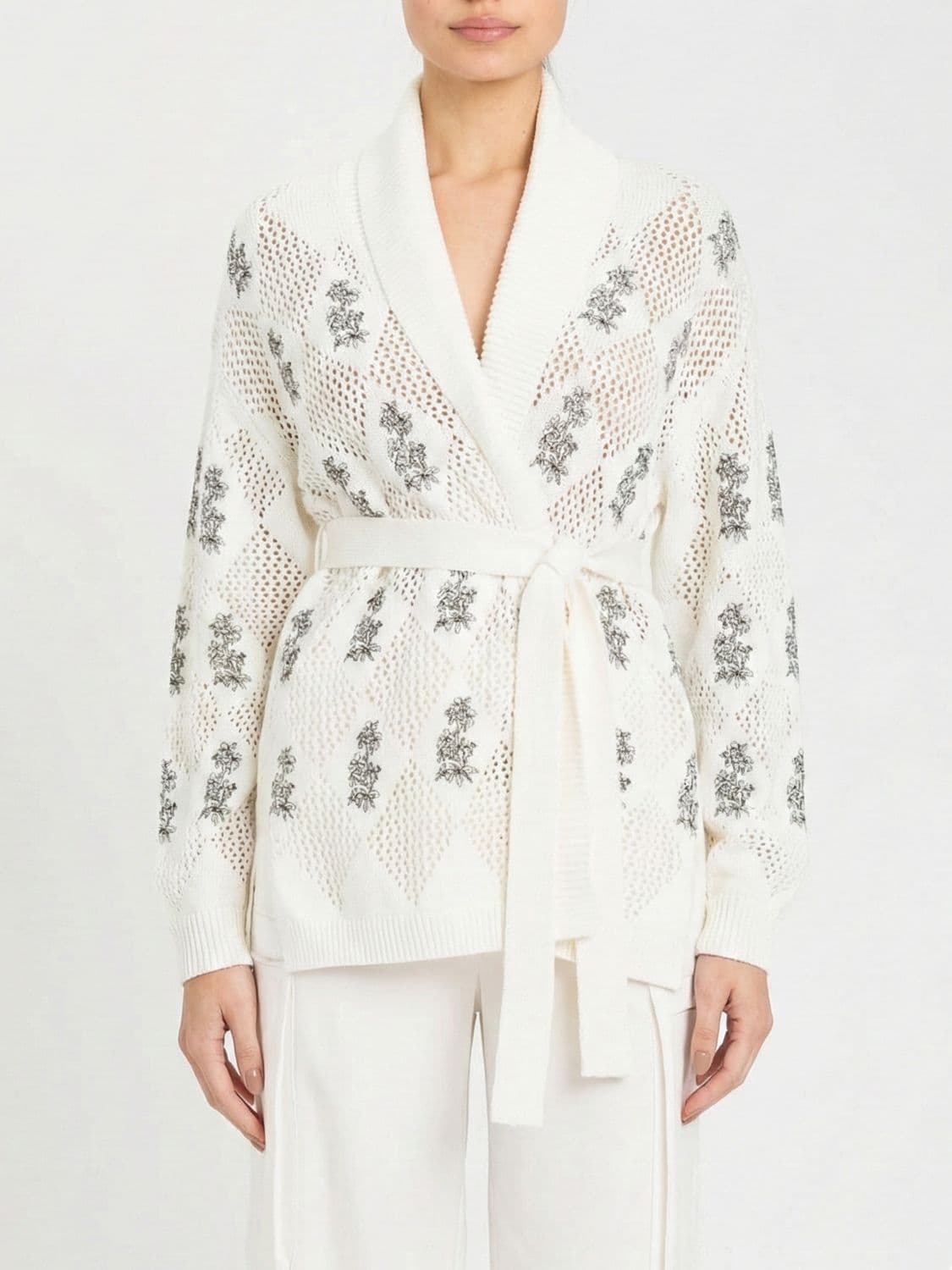 Twinset Cotton Knit Cardigan