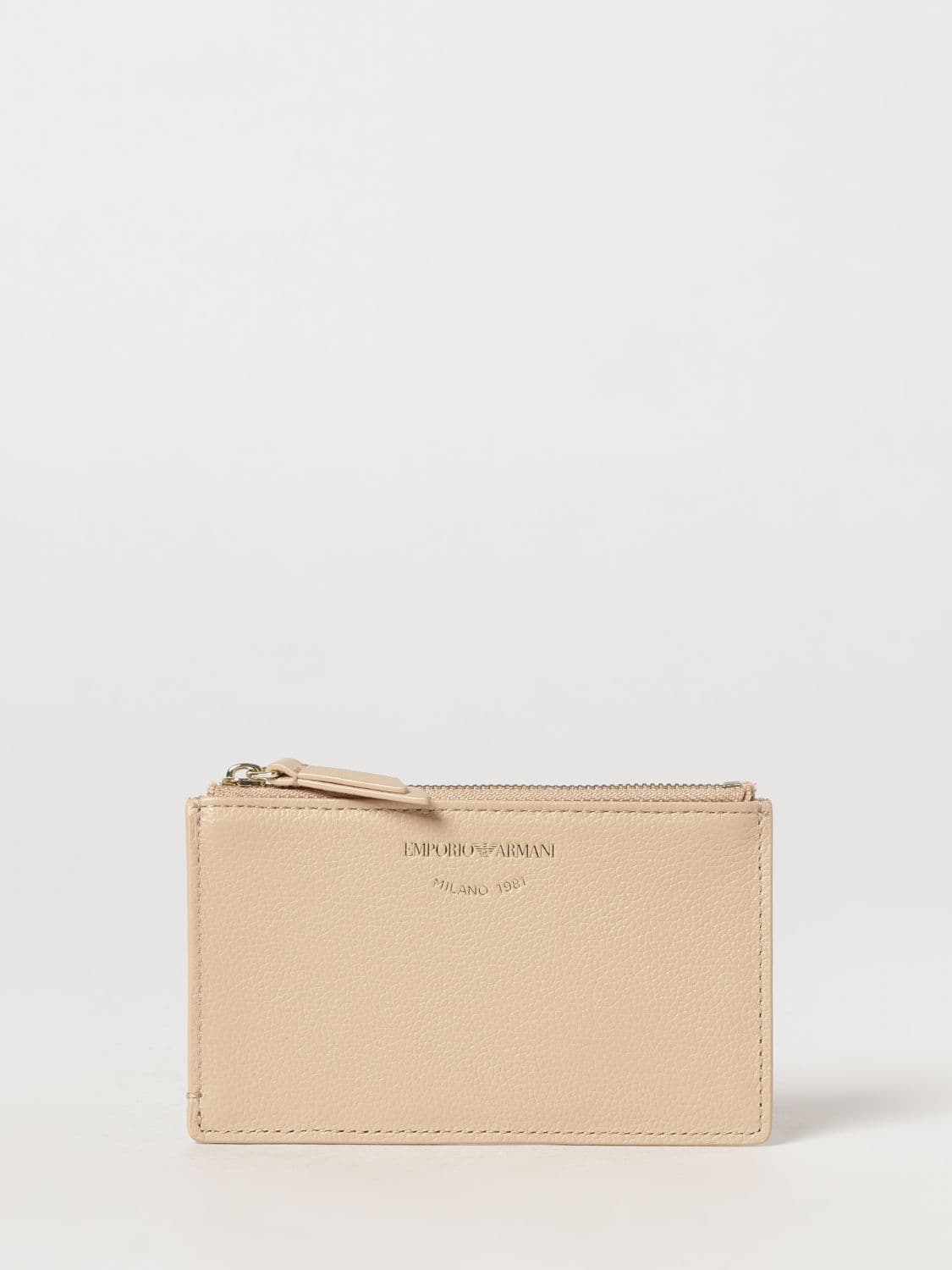 Emporio Armani Wallet Woman color Beige