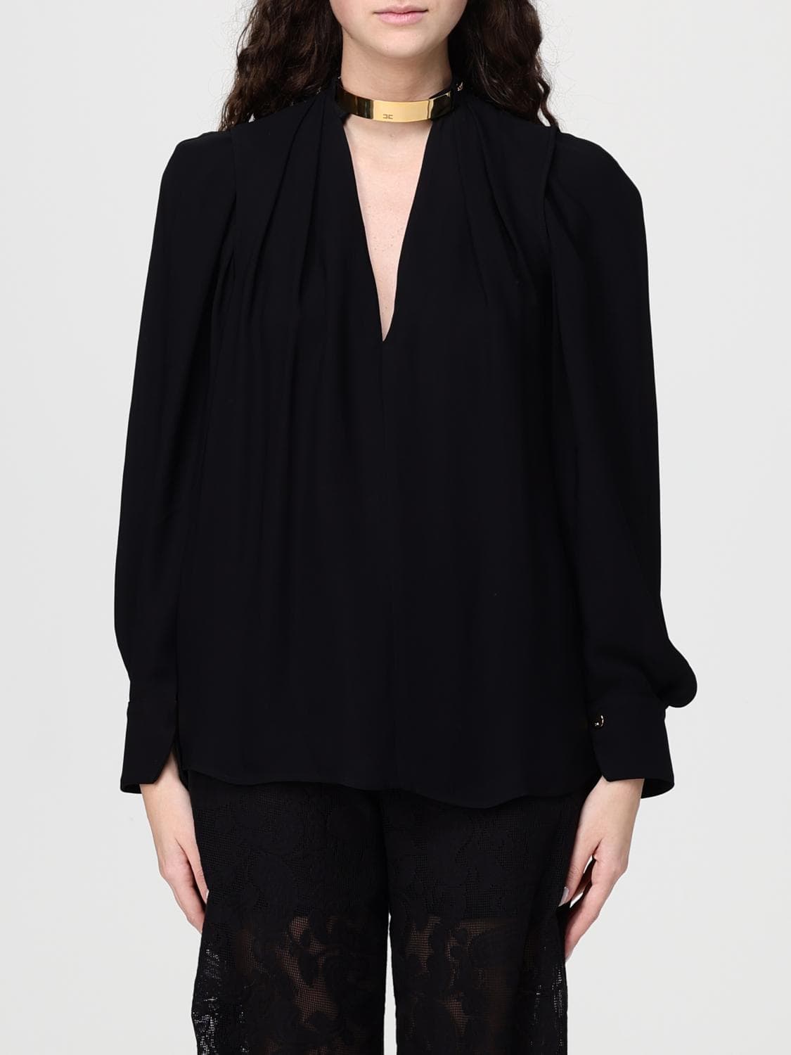 Elisabetta Franchi Georgette Blouse