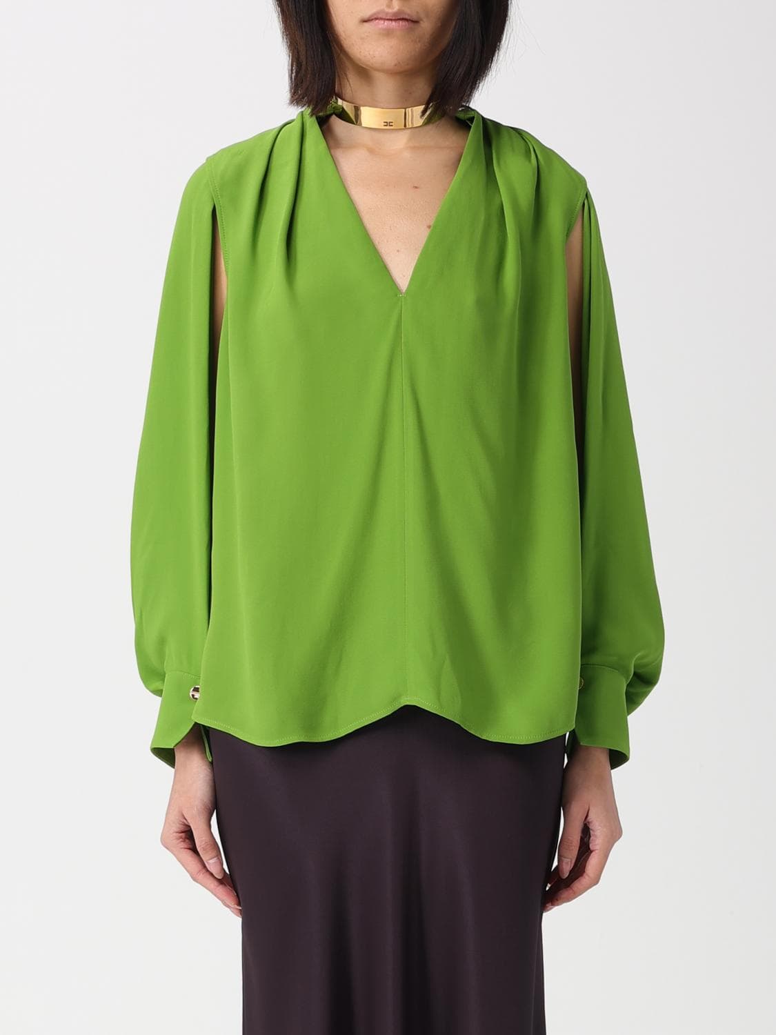 Elisabetta Franchi Georgette Blouse · 46