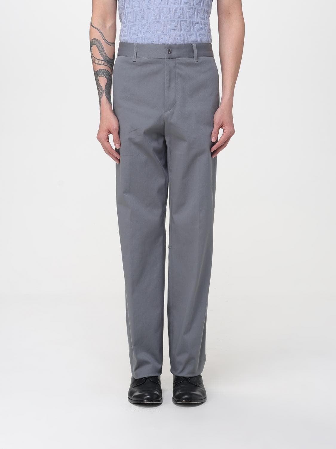 Fendi Gabardine Chino Trousers