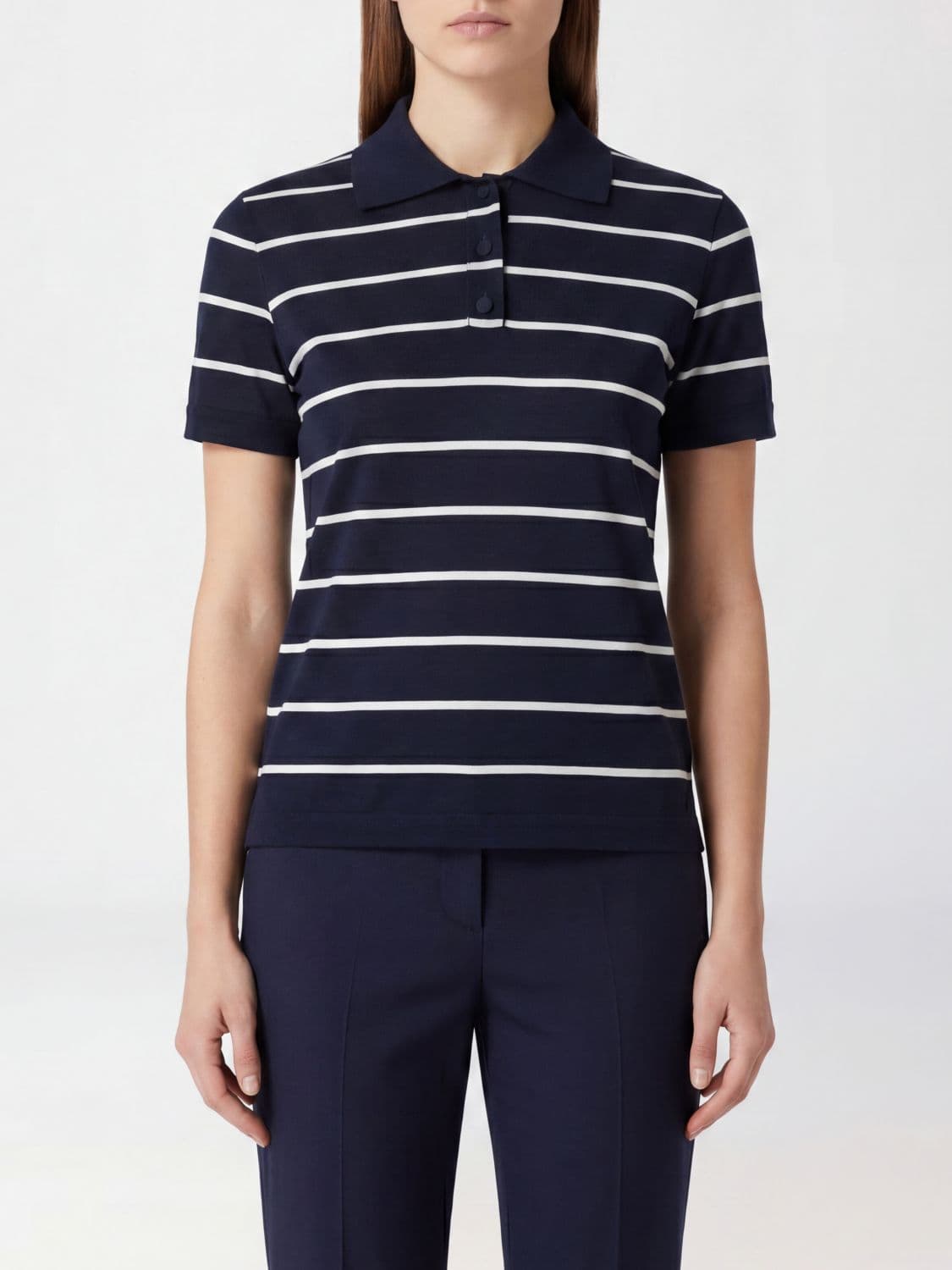 Max Mara Silk Polo Shirt