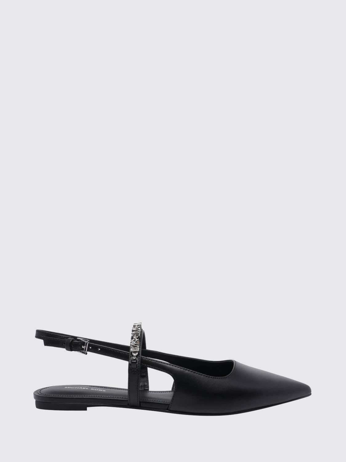 Michael Kors Dina Flex Leather Slingback Ballerinas