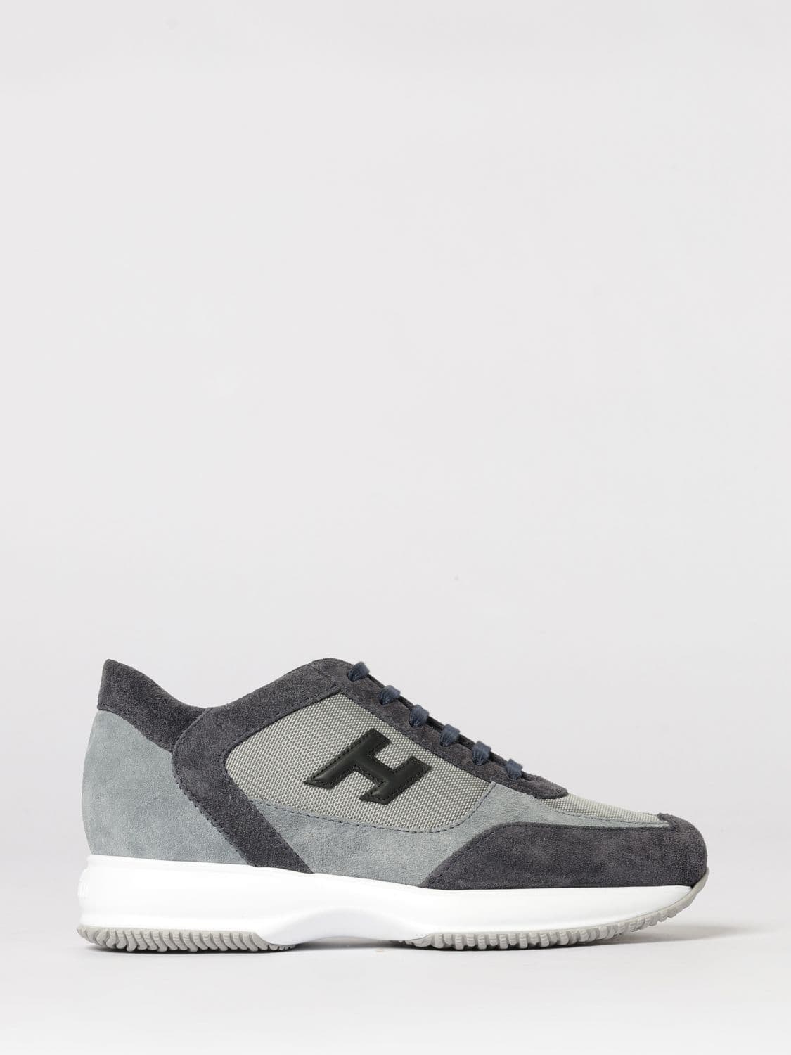 Hogan Interactive Mesh and Suede Sneakers