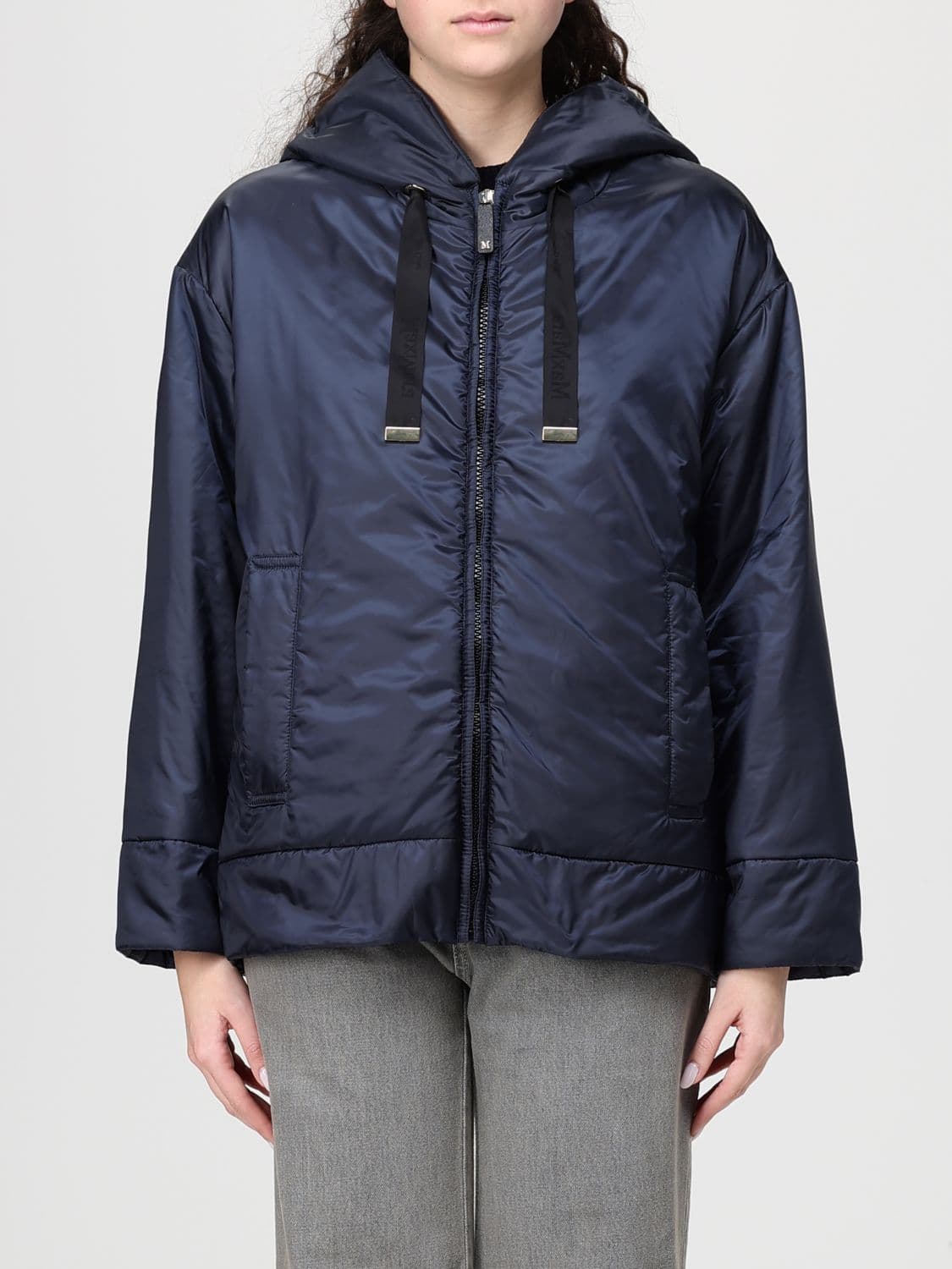 Max Mara The Cube Daria Hooded Nylon Puffer Jacket 'S · 40