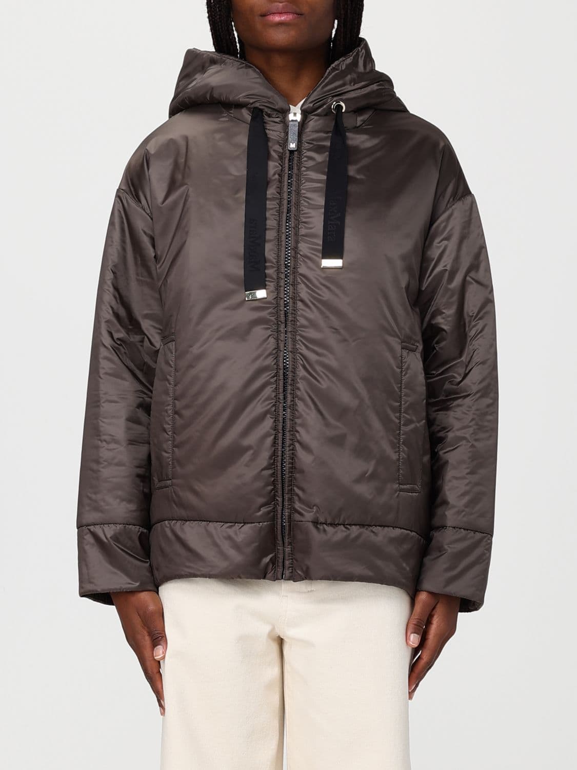 Max Mara The Cube Daria Hooded Nylon Puffer Jacket 'S