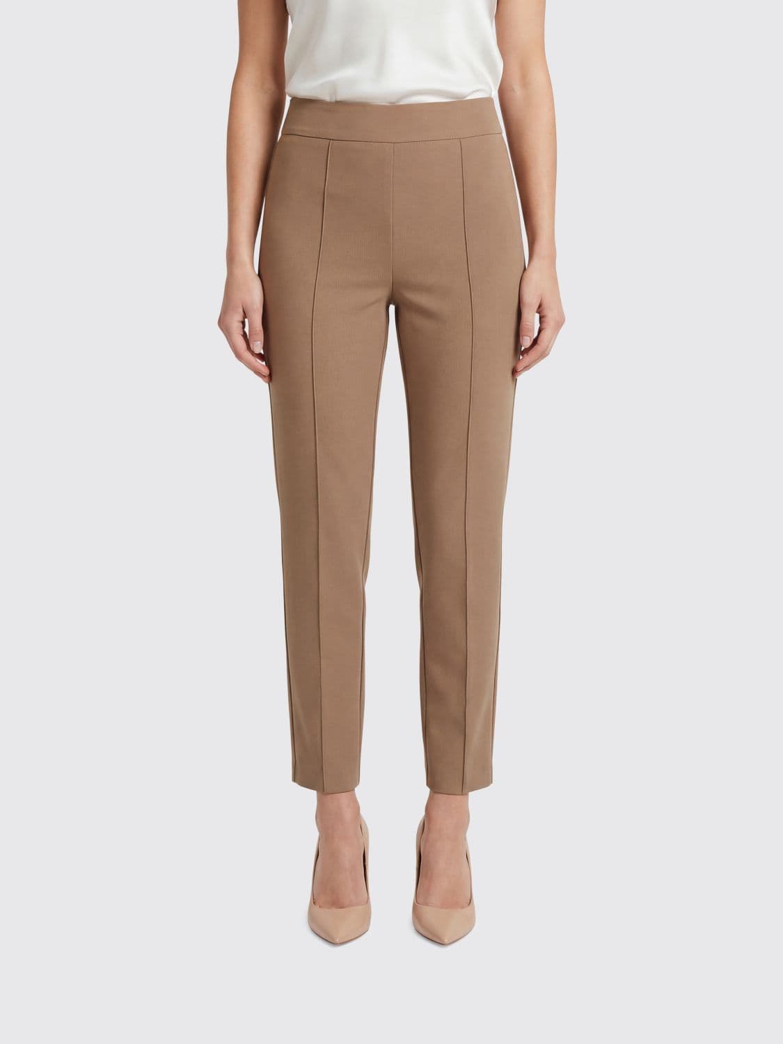 Federica Tosi Cropped Fit Crêpe Trousers