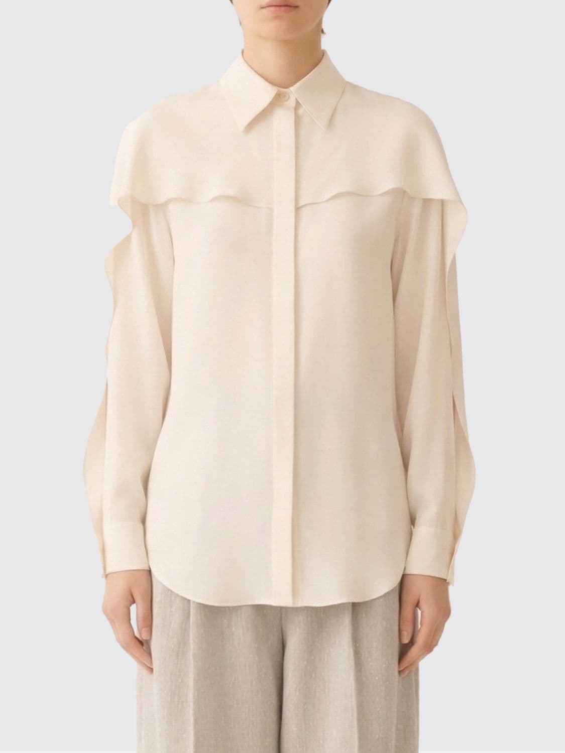 Fabiana Filippi Silk Blend Shirt · 40
