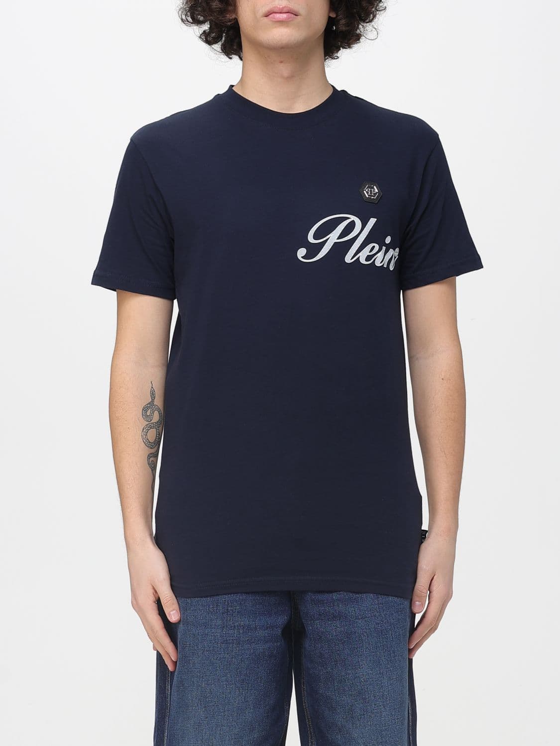 Philipp Plein Cotton T-shirt with Logo
