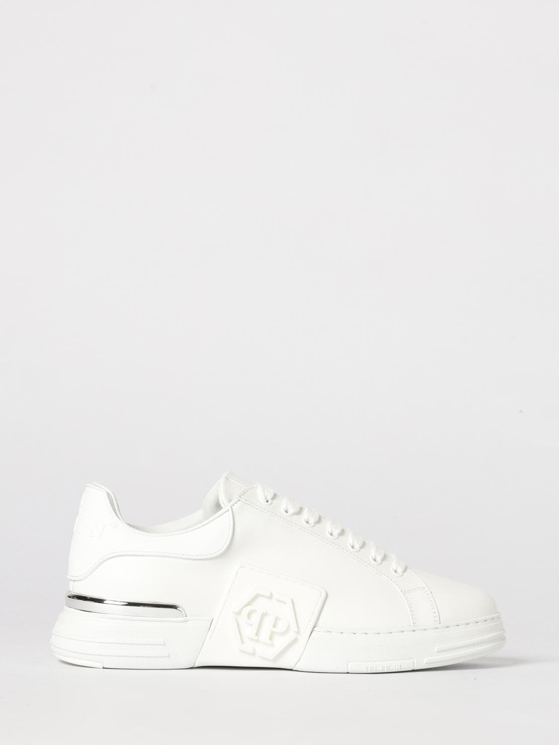 Philipp Plein Phantom Kick$ Leather Sneakers