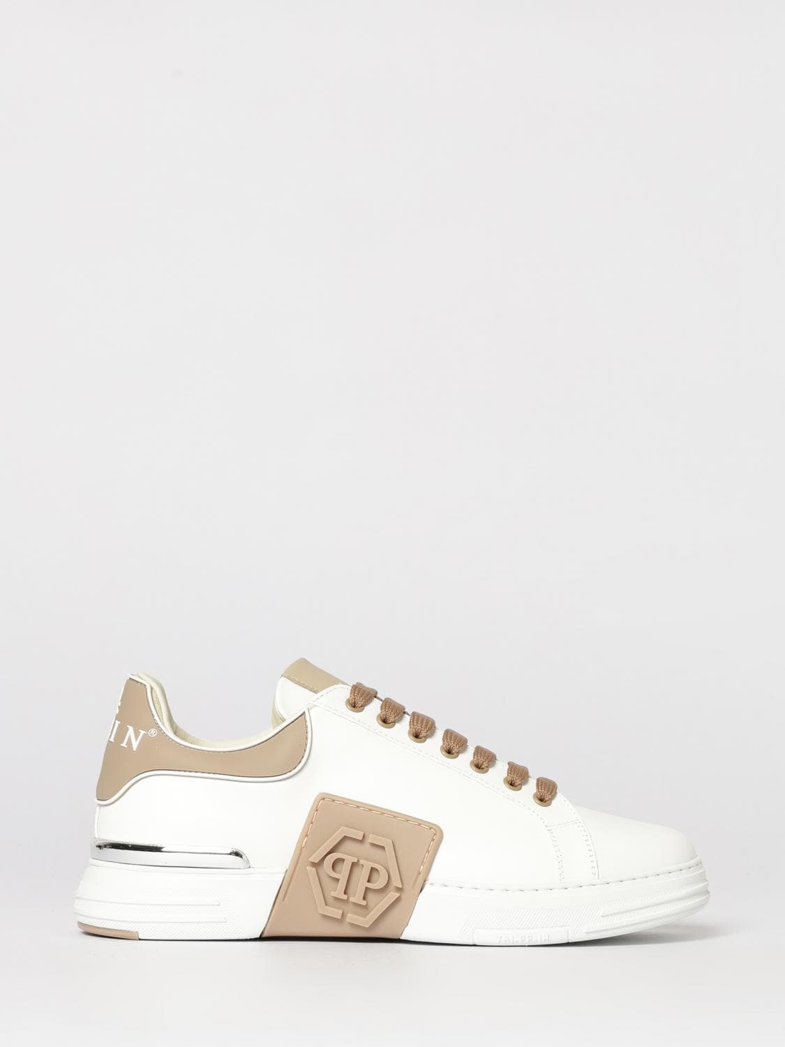 Philipp Plein Phantom Kick$ Leather Sneakers · 44