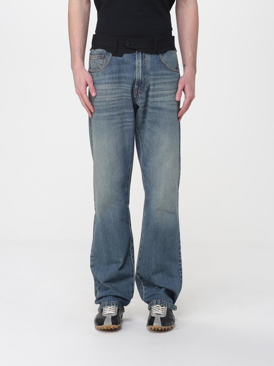 Mm6 Maison Margiela Denim Flared Trousers