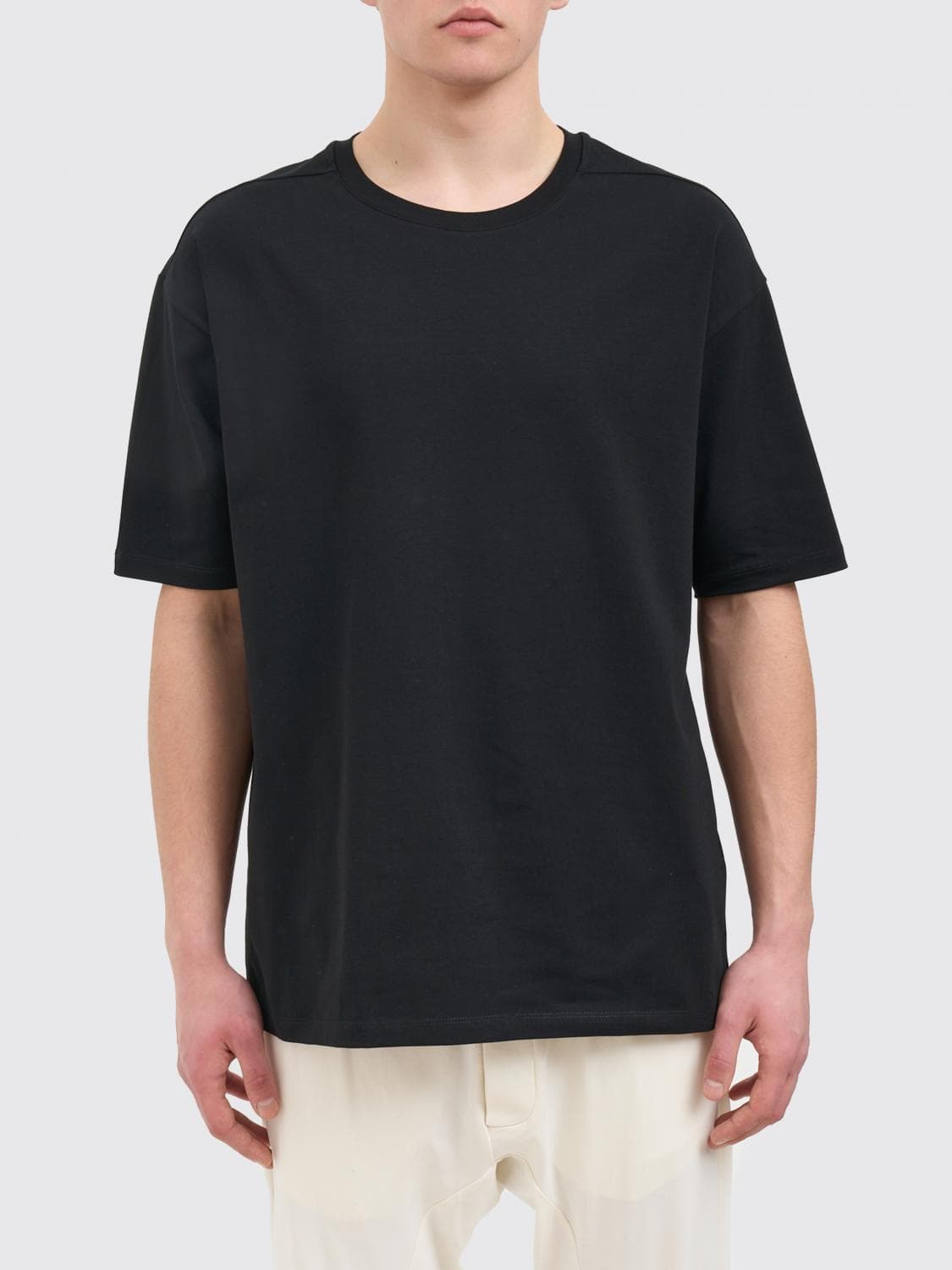 Thom Krom Cotton T-shirt with Contrast Stitching