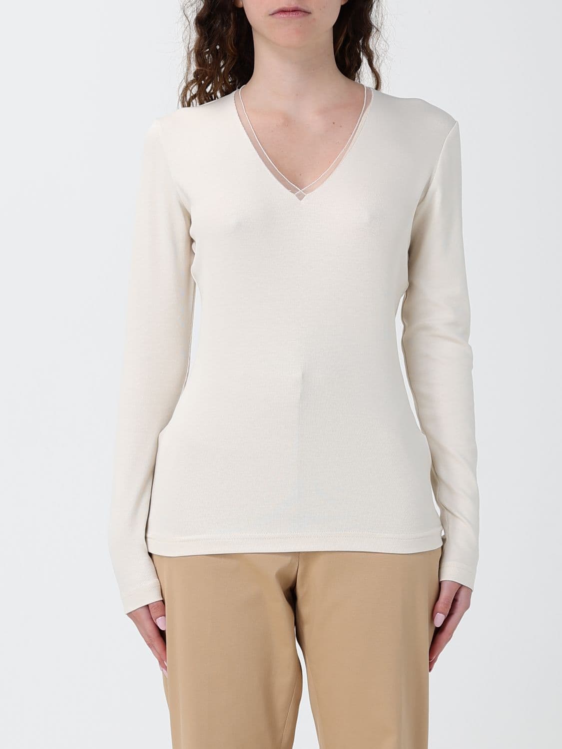 Fabiana Filippi Cotton V-Neck Knit