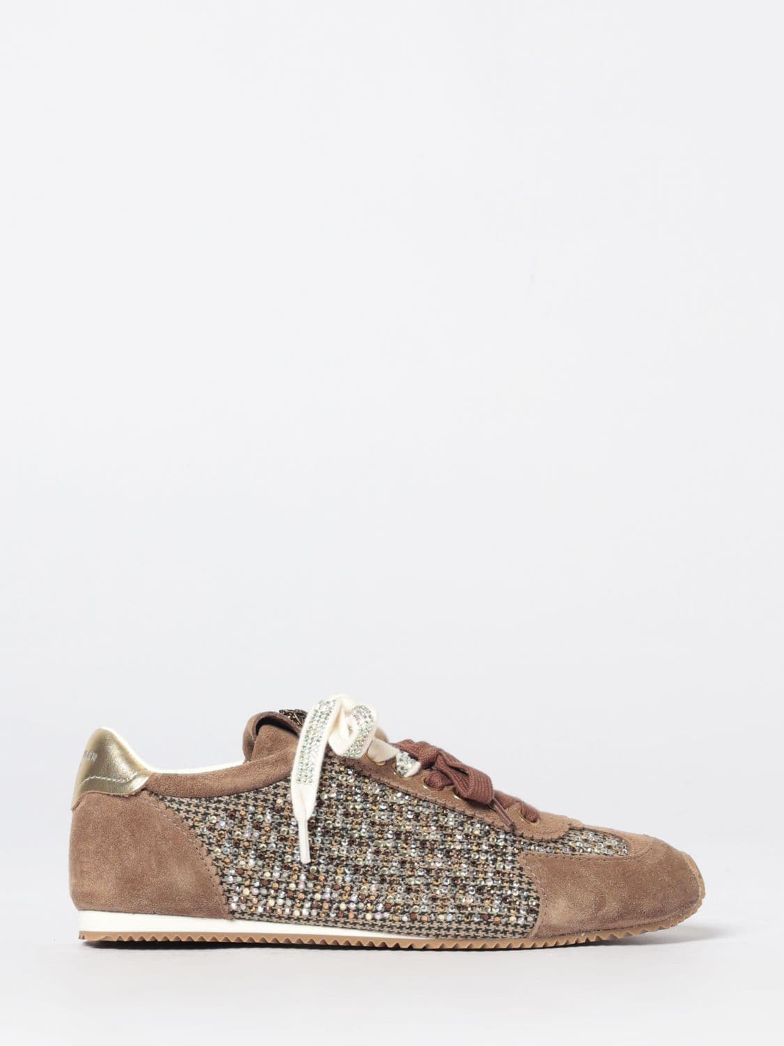 Kurt Geiger London Suede and Tweed Sneakers