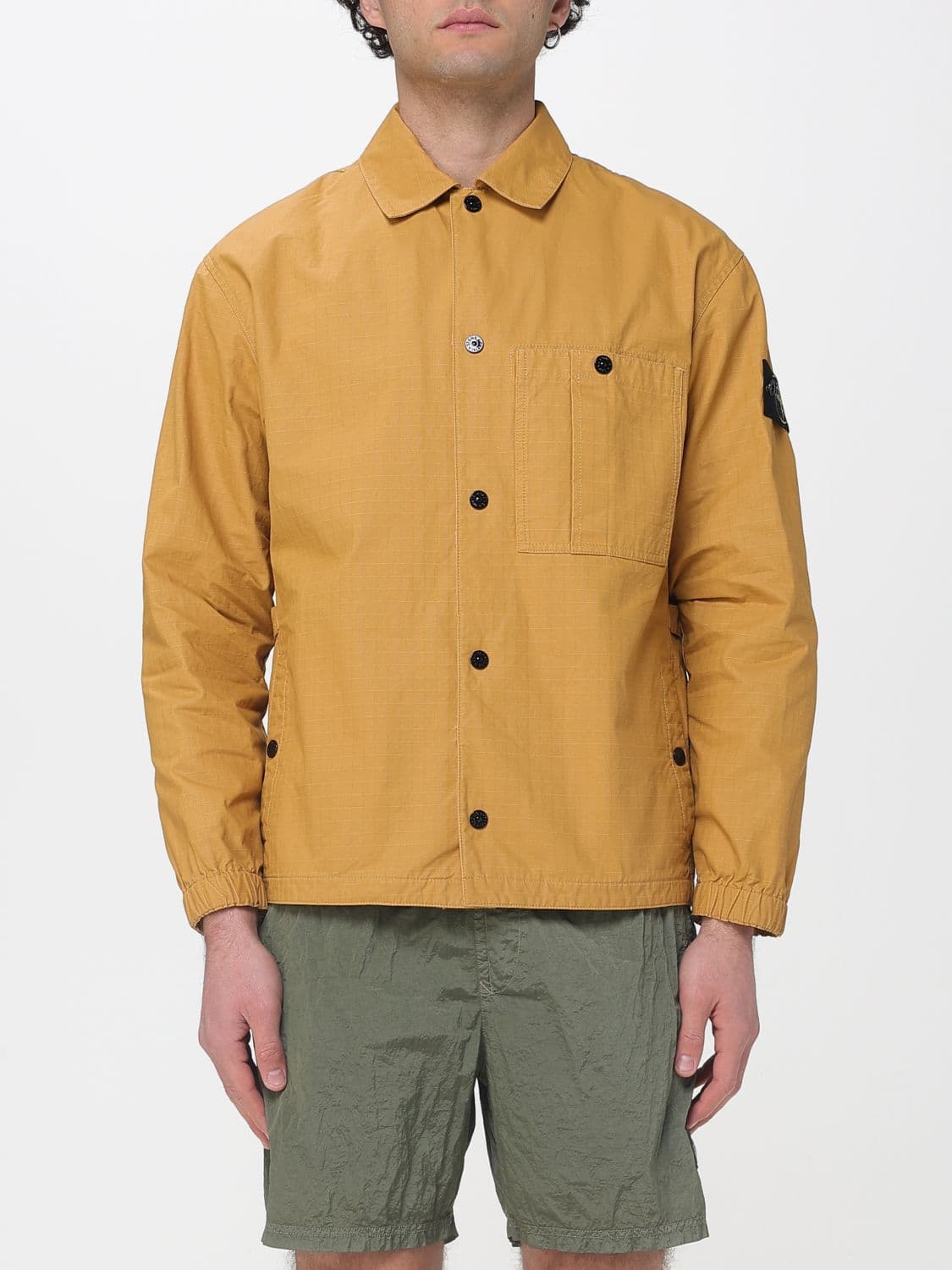 Stone Island Overshirt in Cotton Ripstop
