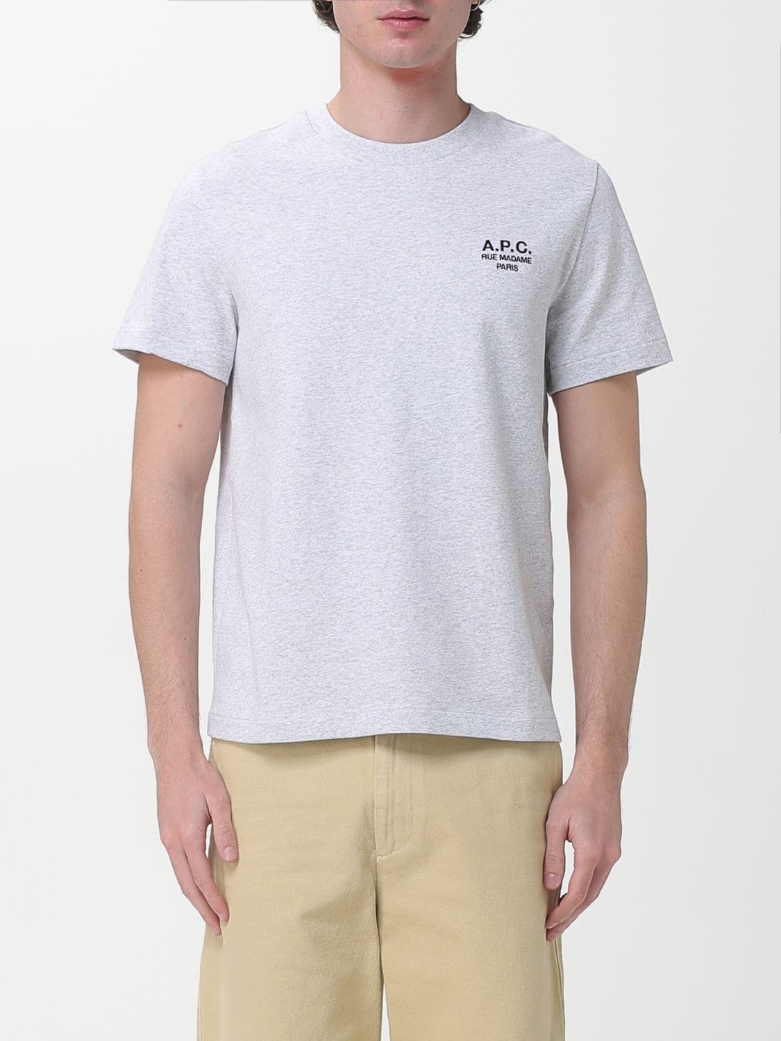 A.p.c. A. P.C. Organic Cotton T-shirt with Logo
