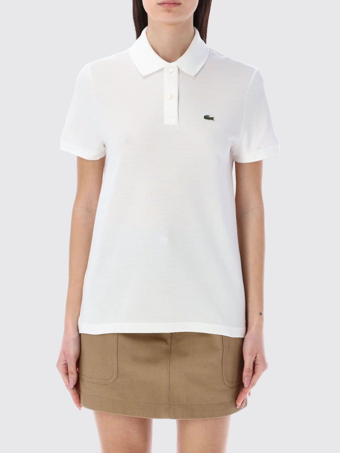 Lacoste Cotton Polo Shirt with Logo