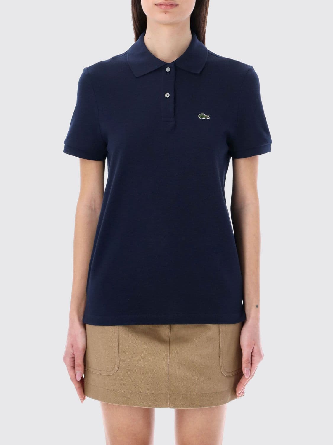 Lacoste Cotton Polo Shirt with Logo